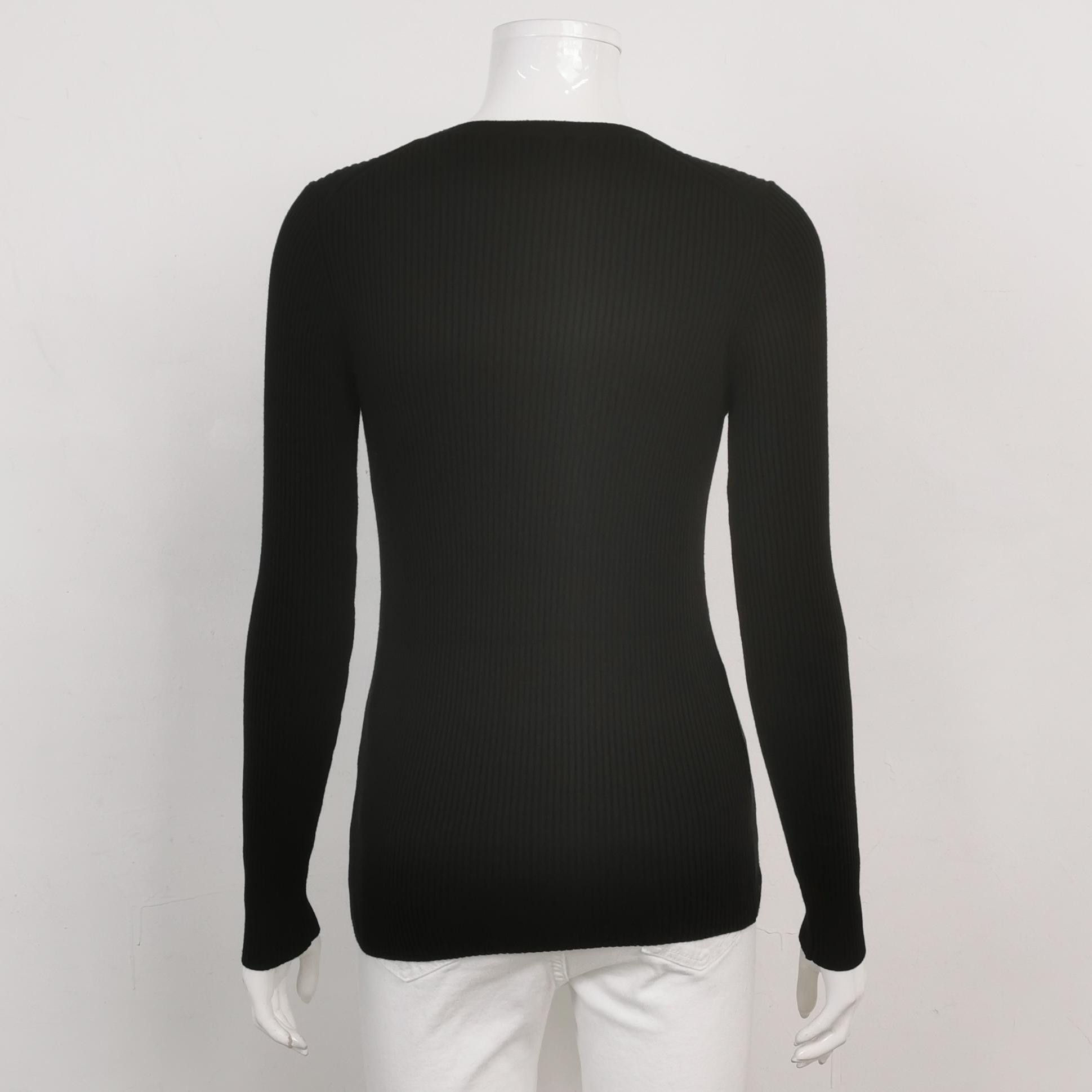 Prada Prada Ribbed Knit Sweater Size 38 Size XS / US 0-2 / IT 36-38 - 2 Thumbnail