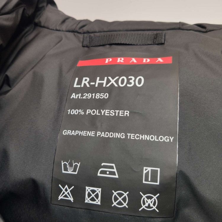 Prada Prada Logo Hooded Puffer Jacket Size L Size US L / EU 52-54 / 3 - 5 Thumbnail