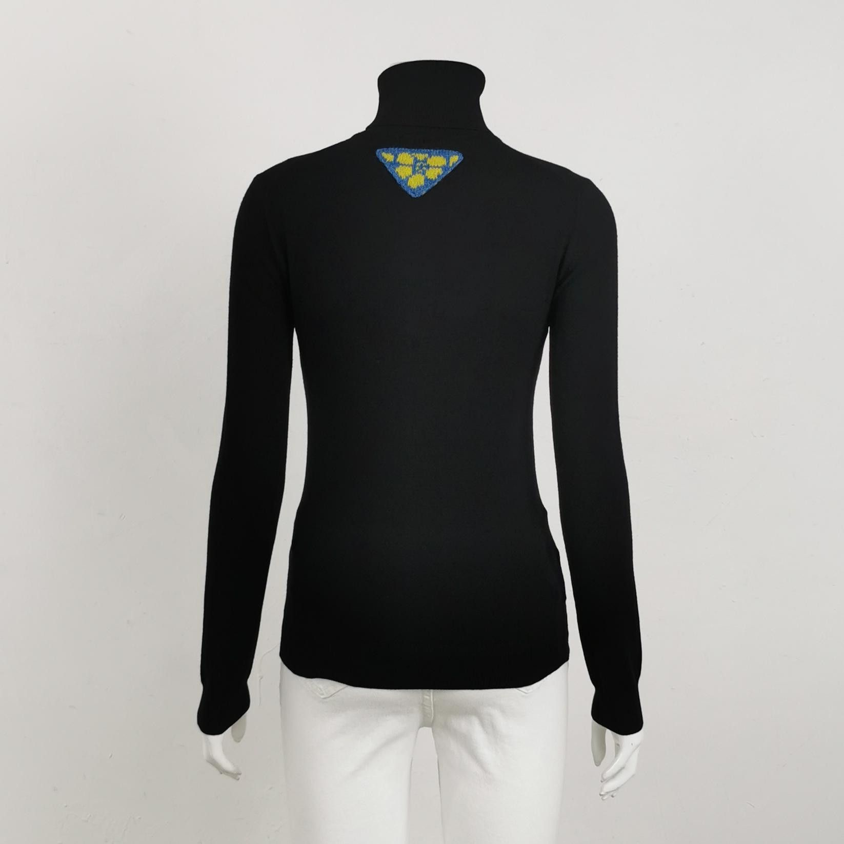 Prada Prada Triangle Patch Turtleneck Sweater Size 36 Size XS / US 0-2 / IT 36-38 - 2 Thumbnail