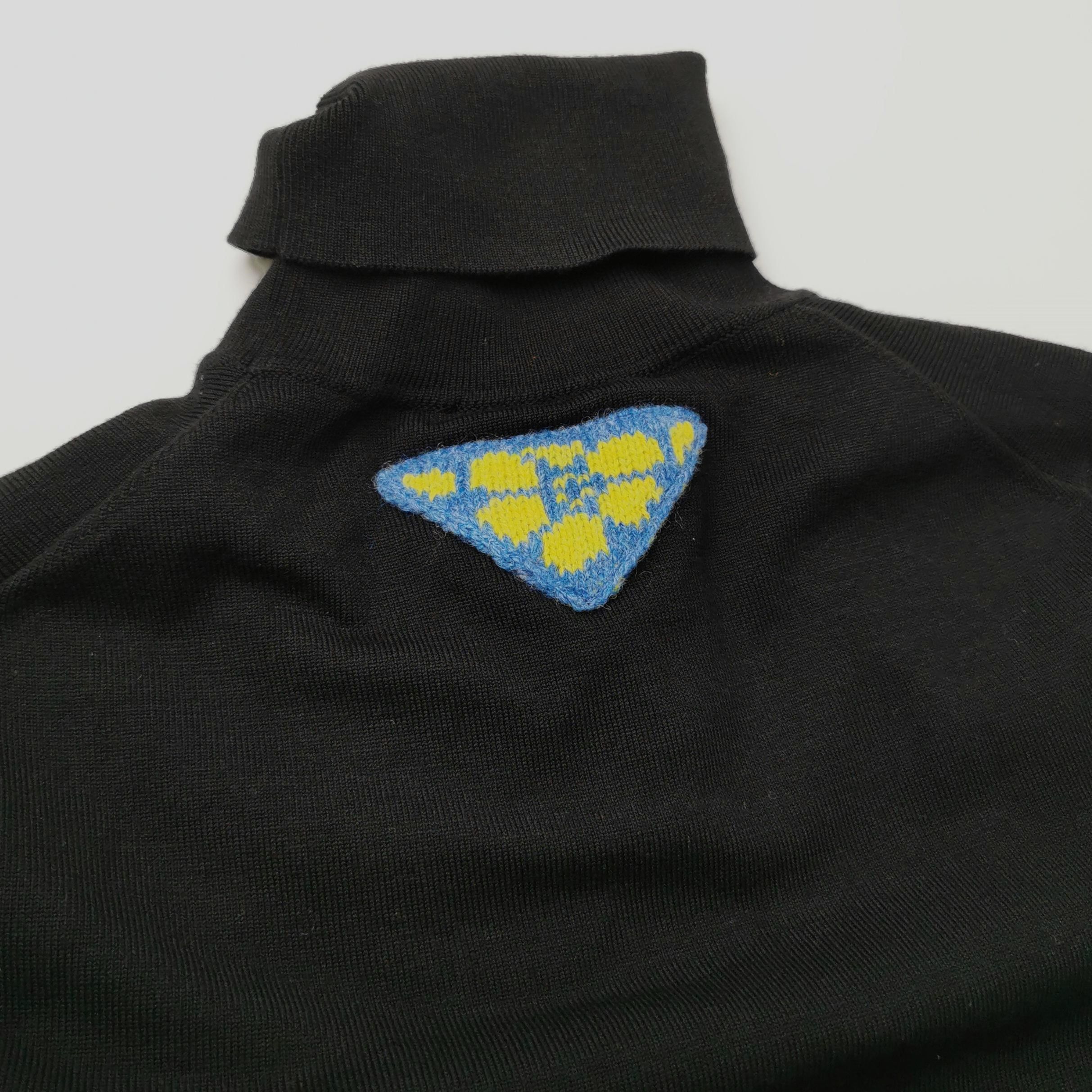 Prada Prada Triangle Patch Turtleneck Sweater Size 36 Size XS / US 0-2 / IT 36-38 - 3 Thumbnail
