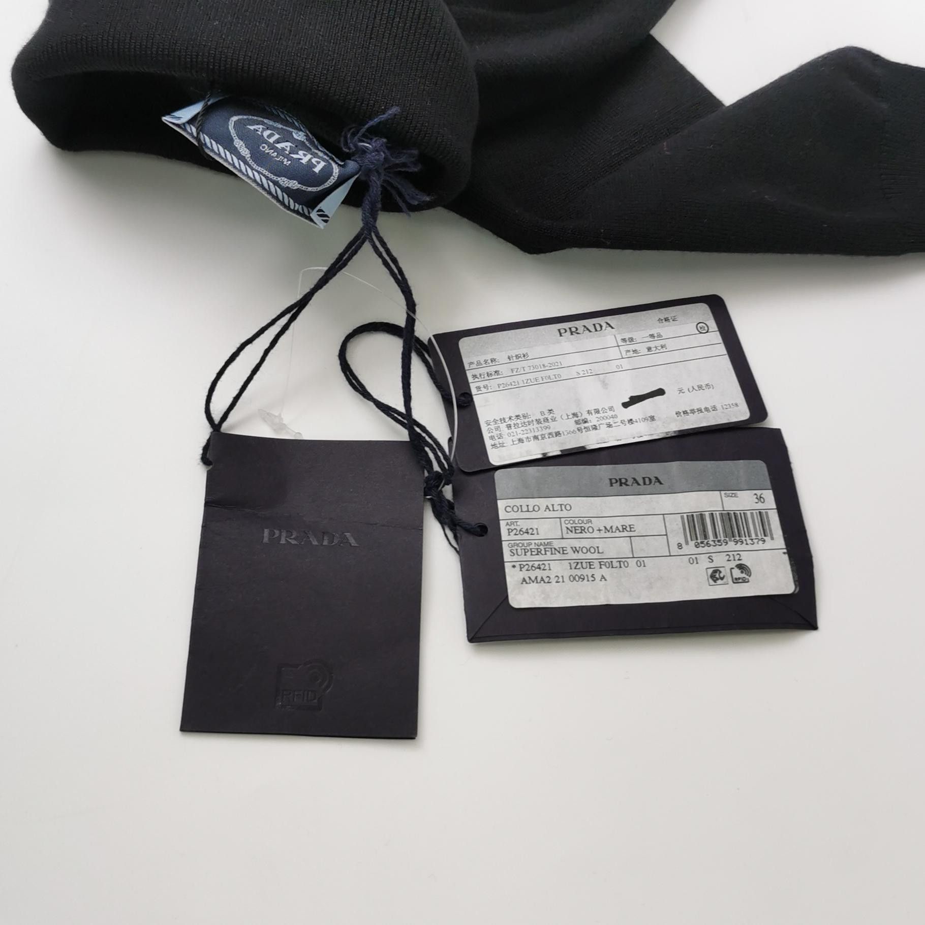Prada Prada Triangle Patch Turtleneck Sweater Size 36 Size XS / US 0-2 / IT 36-38 - 5 Thumbnail