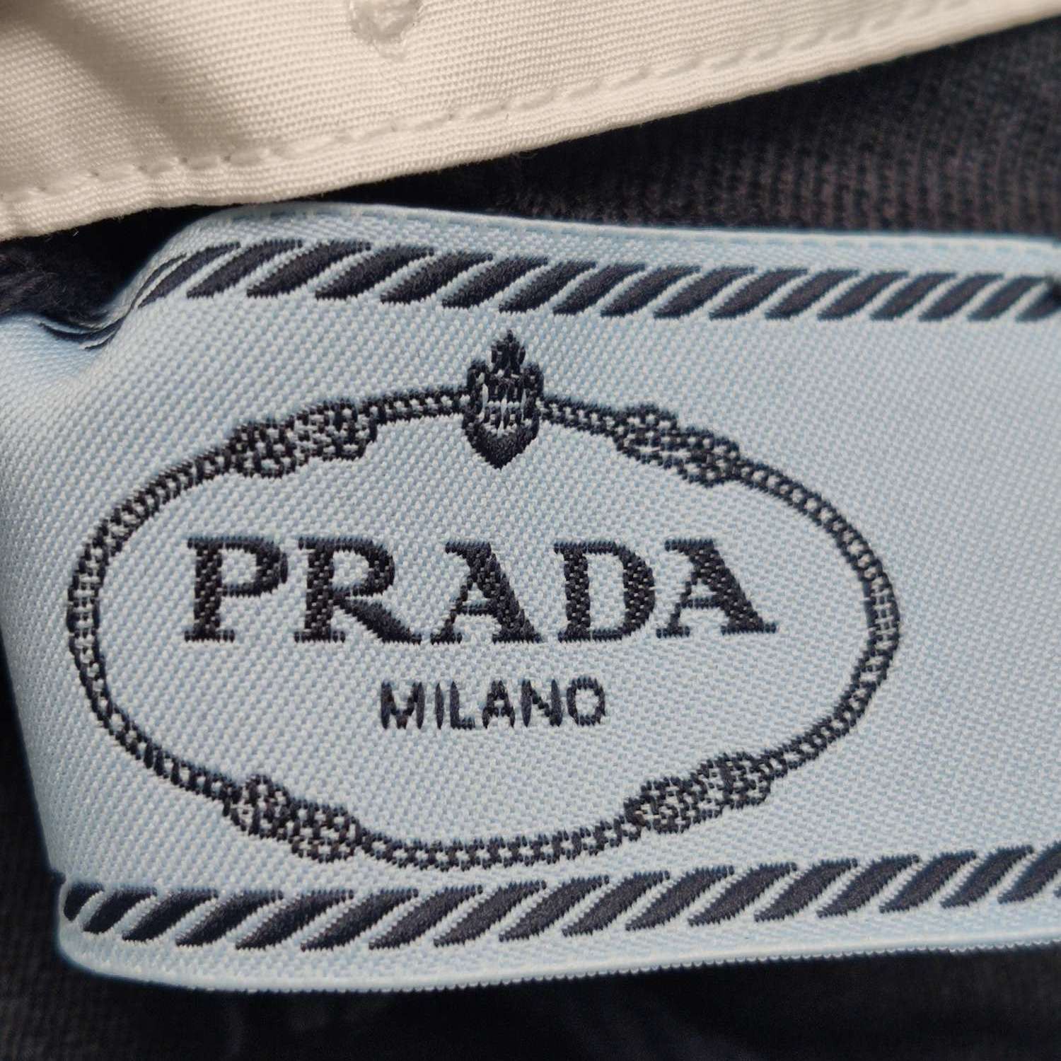 Prada Prada Silk Cotton Contrast Collar Sweater Size 38 Size XS / US 0-2 / IT 36-38 - 4 Thumbnail