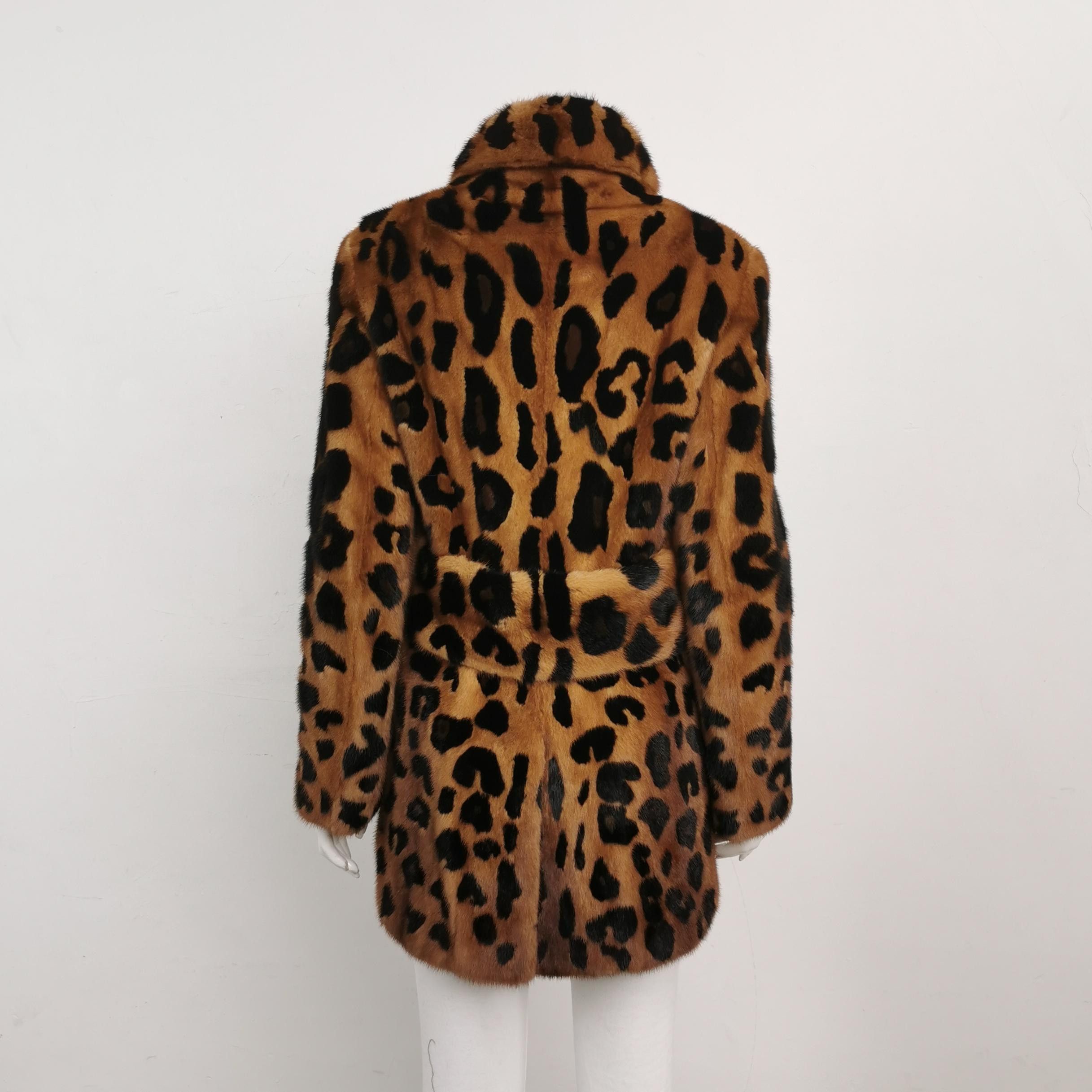 Prada Prada Leopard Print Mink Fur Coat IT 38 Size XS / US 0-2 / IT 36-38 - 2 Thumbnail