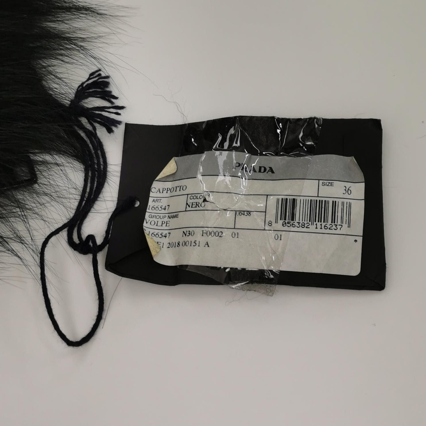 Prada Prada Black Fox Fur Hooded Jacket Size IT 36 Size XS / US 0-2 / IT 36-38 - 3 Thumbnail