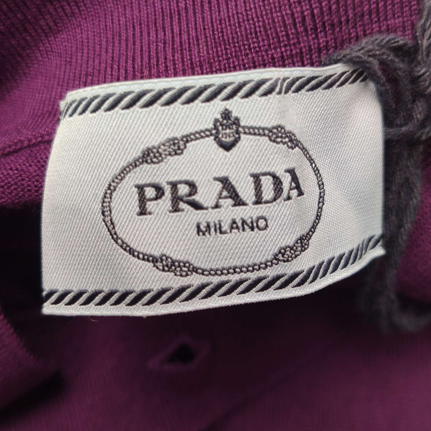 Prada Prada Logo Virgin Wool Polo Size 36 Size XS / US 0-2 / IT 36-38 - 5 Thumbnail