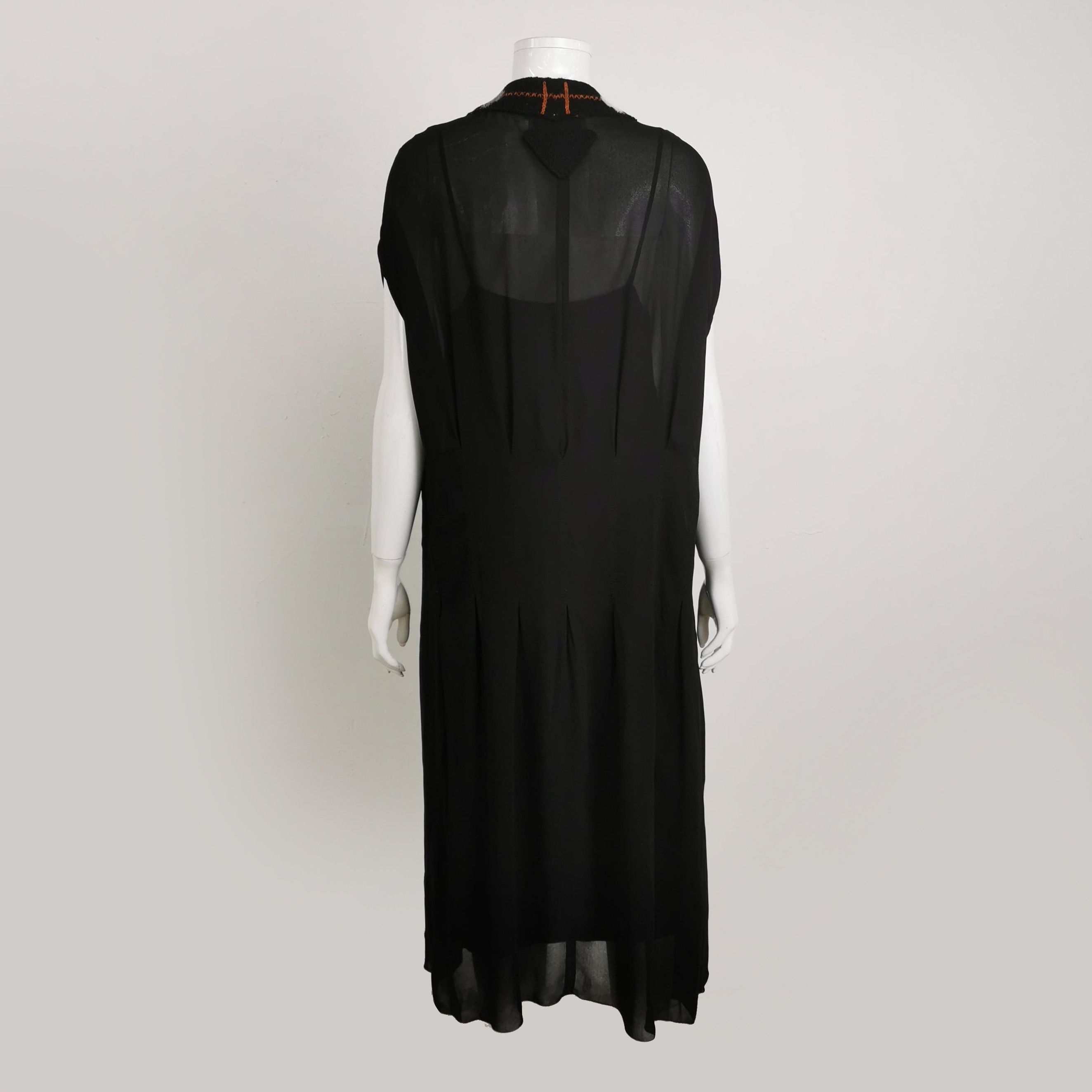 Prada Prada Patterned V-Neck Midi Dress Size 38S Size XS / US 0-2 / IT 36-38 - 2 Thumbnail