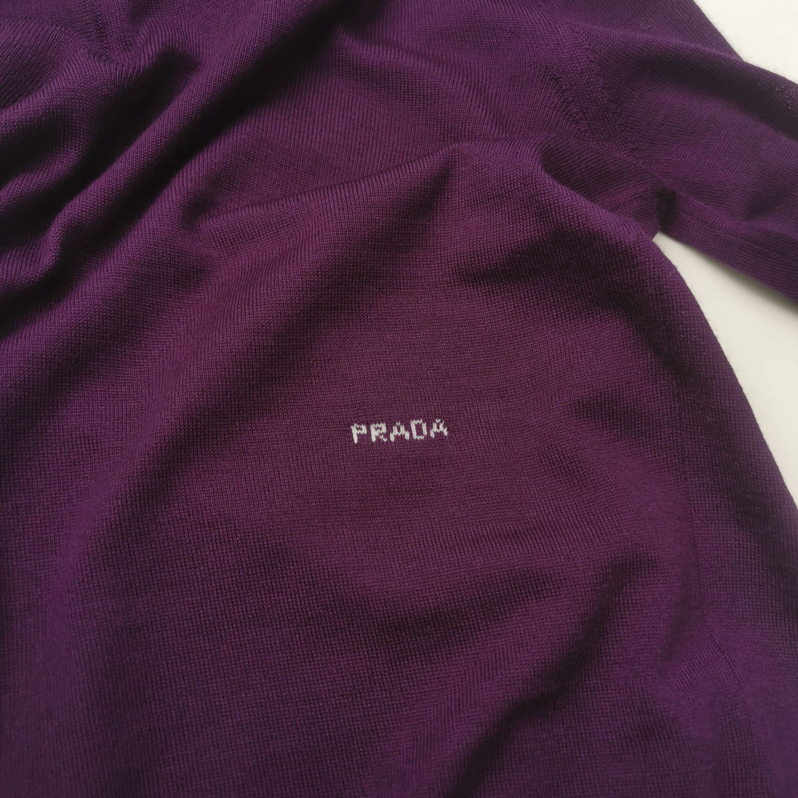 Prada Prada Logo Knit Polo Size 36 Size XS / US 0-2 / IT 36-38 - 3 Thumbnail