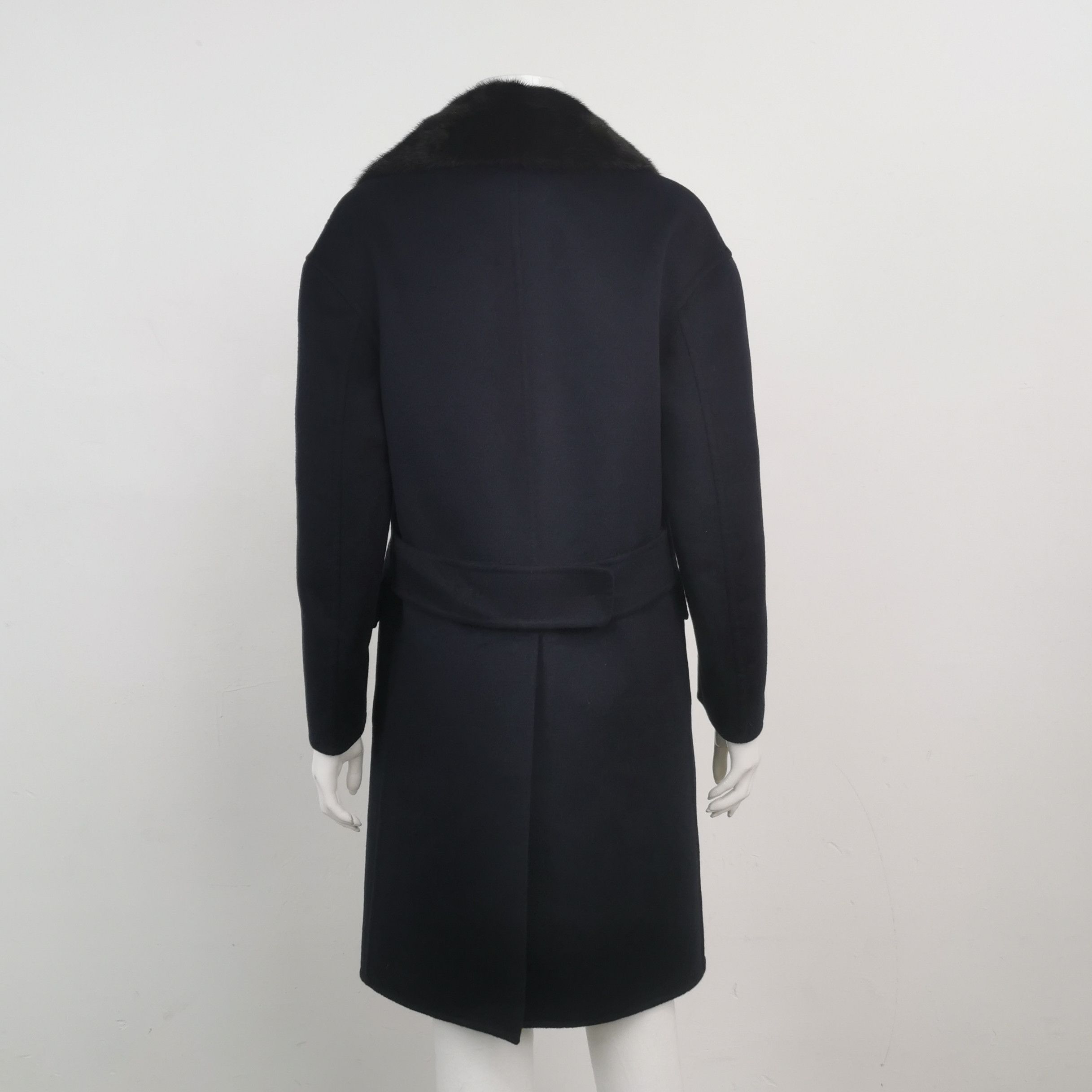 Prada Prada Wool Angora Mink Fur Collar Coat Size 36 Size XS / US 0-2 / IT 36-38 - 2 Thumbnail