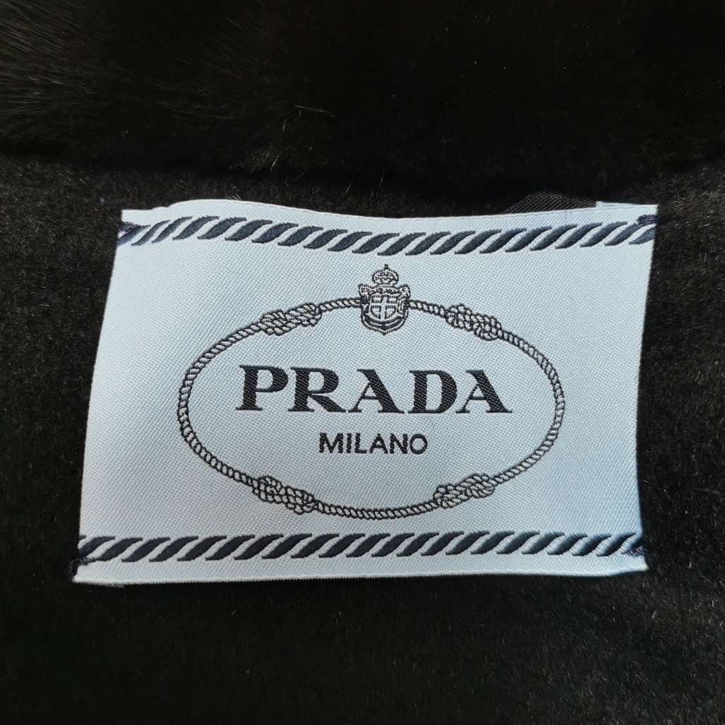 Prada Prada Fur Collar Wool Angora Coat Size 36 Size XS / US 0-2 / IT 36-38 - 4 Thumbnail