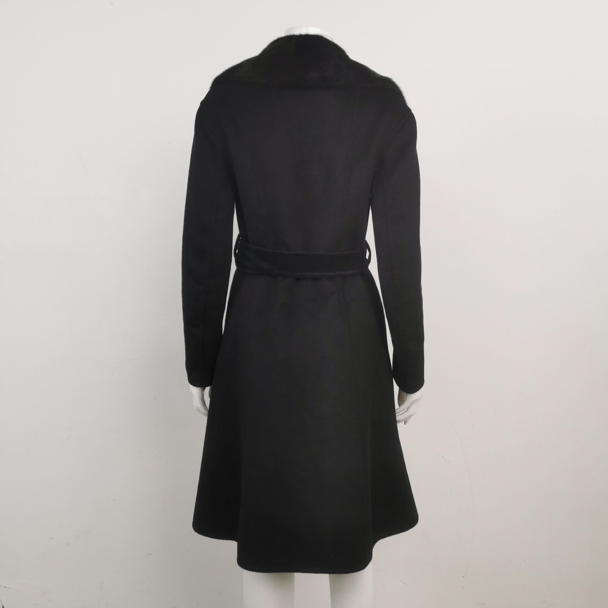Prada Prada Fur Collar Wool Angora Coat Size 36 Size XS / US 0-2 / IT 36-38 - 2 Thumbnail