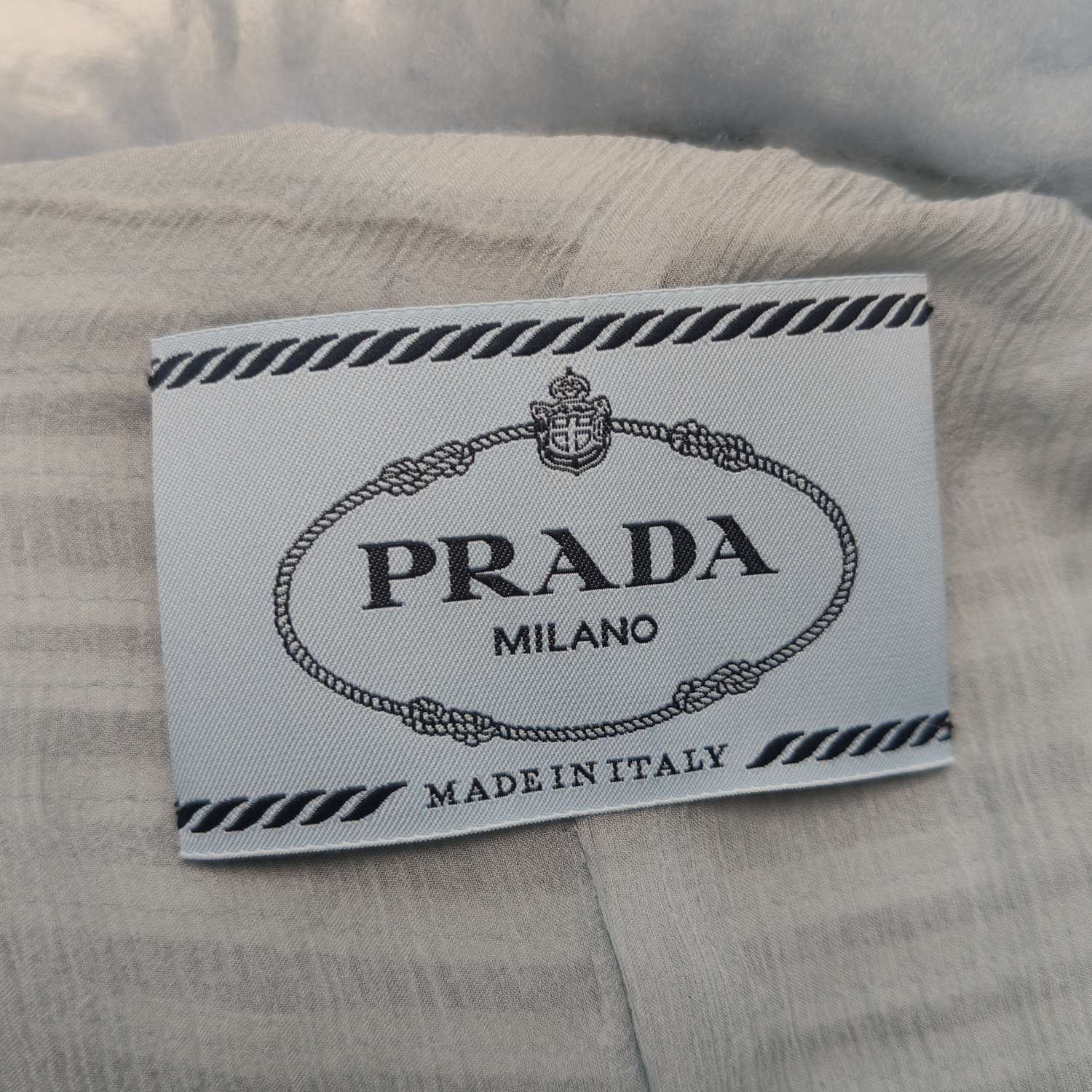 Prada Prada Light Blue Fur Belted Jacket Size 36 Size XS / US 0-2 / IT 36-38 - 5 Thumbnail