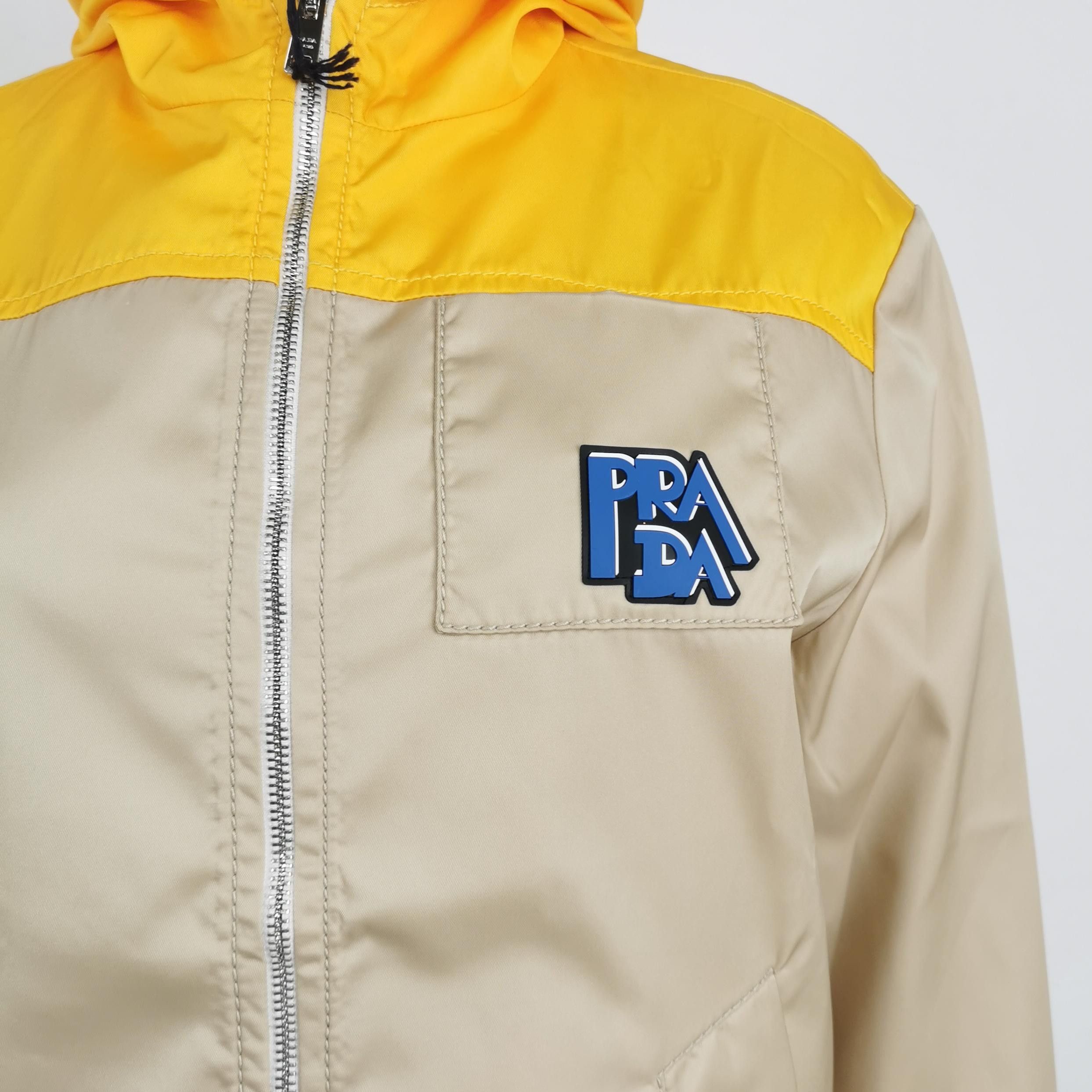 Prada Prada Colorblock Logo Zip Jacket Size 40 Size S / US 4 / IT 40 - 3 Thumbnail