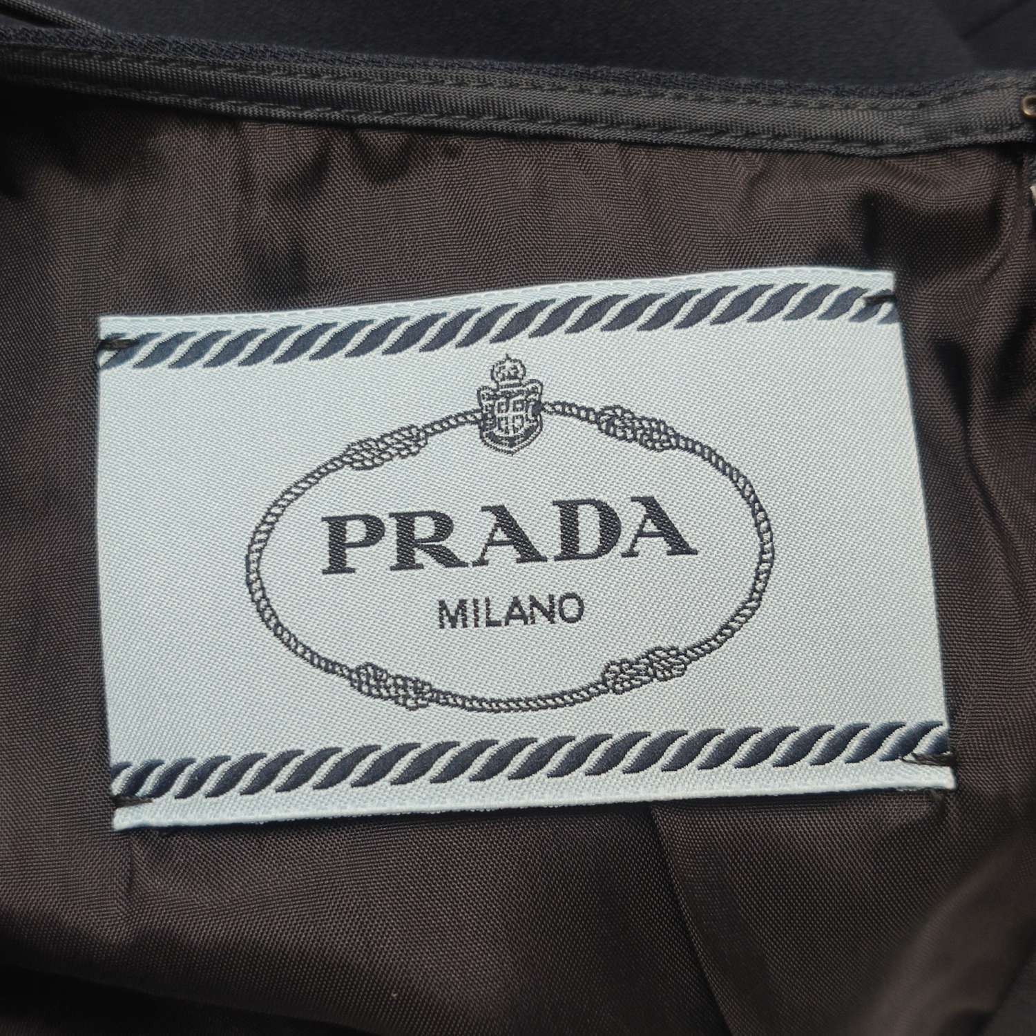Prada Prada Solid V-Neck Midi Dress Size 38 Size XS / US 0-2 / IT 36-38 - 4 Thumbnail