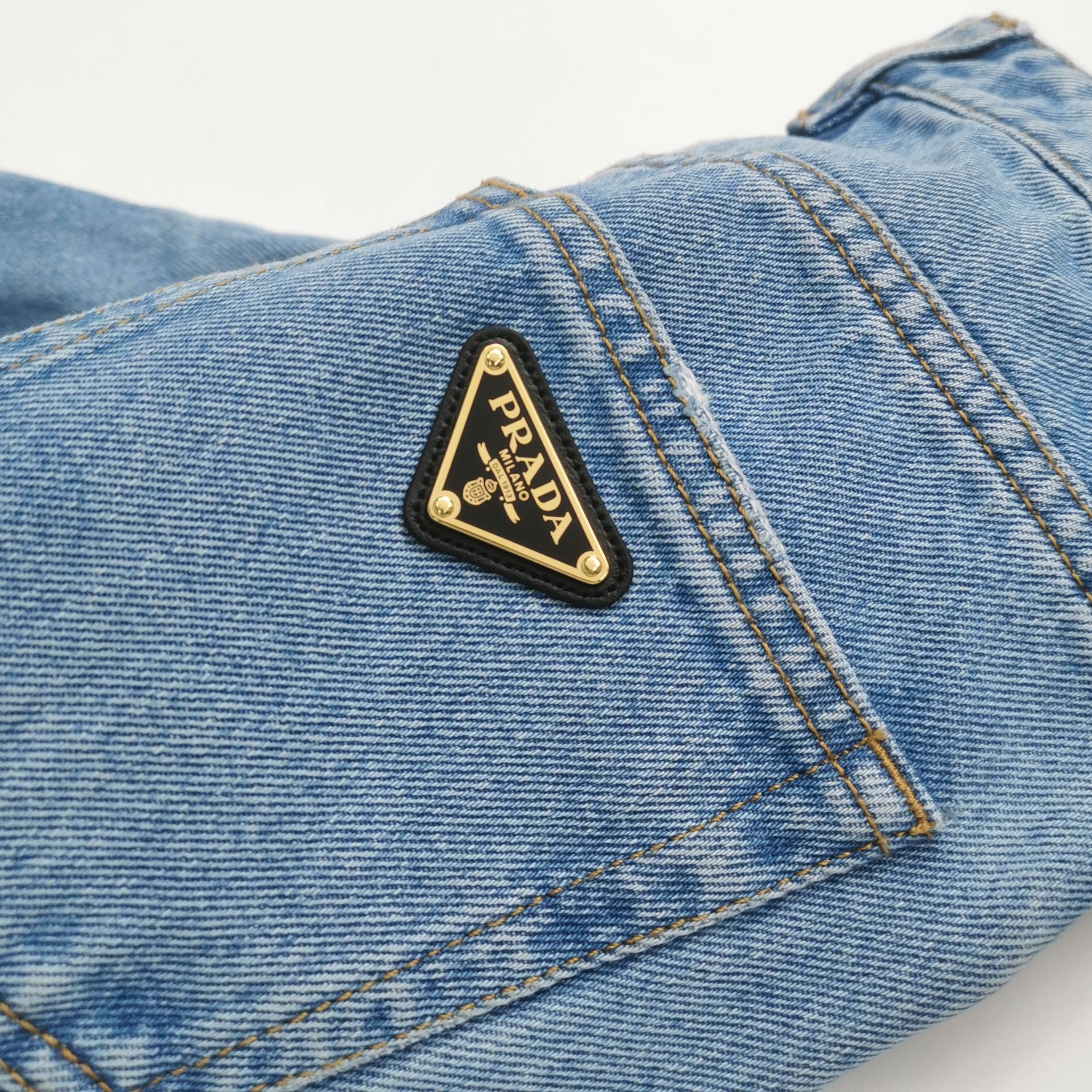 Prada Prada Logo Patch Jeans Size 24 Size 24" / US 00 / IT 34 - 4 Thumbnail