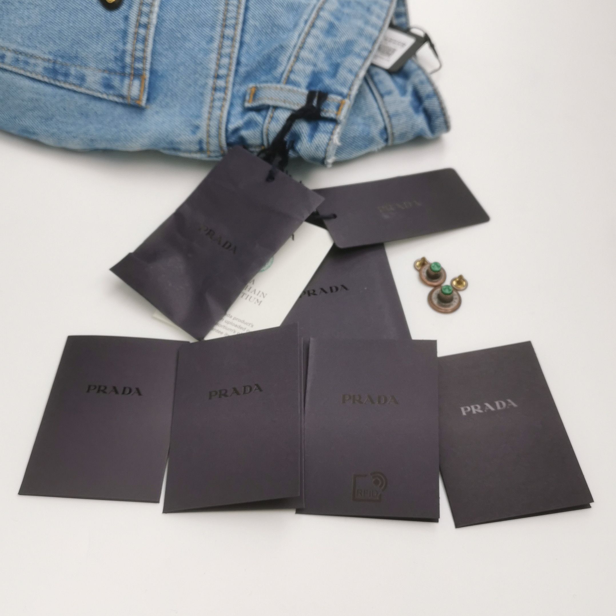 Prada Prada Logo Patch Jeans Size 24 Size 24" / US 00 / IT 34 - 5 Thumbnail