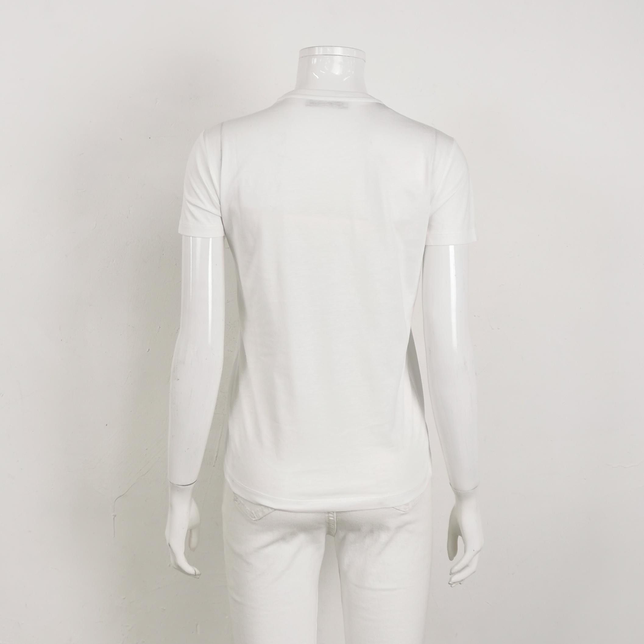 Prada Prada Solid Cotton T-Shirt Size S Size US S / EU 44-46 / 1 - 2 Thumbnail