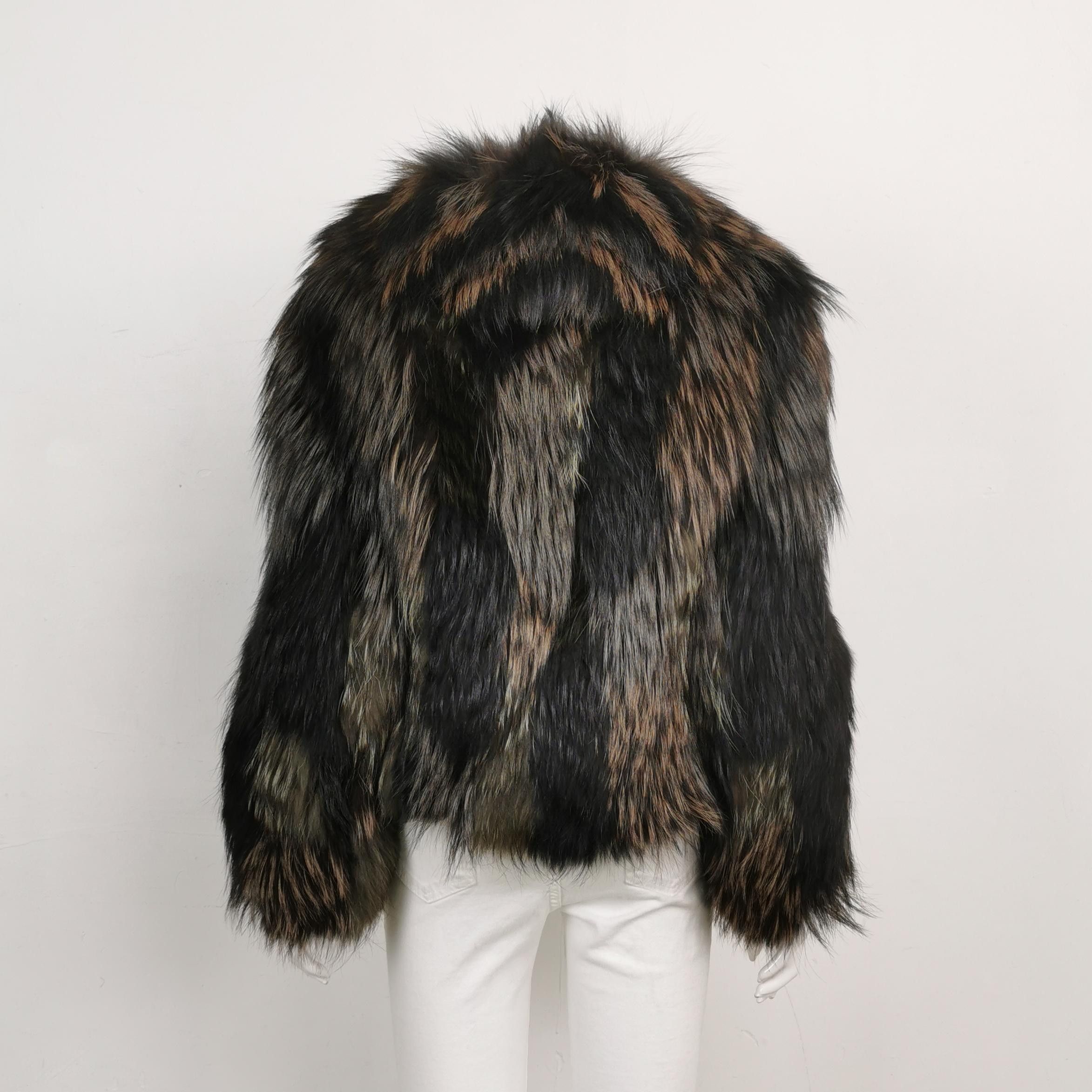 Prada Prada Colorblock Fox Fur Coat IT 40 Size S / US 4 / IT 40 - 2 Thumbnail