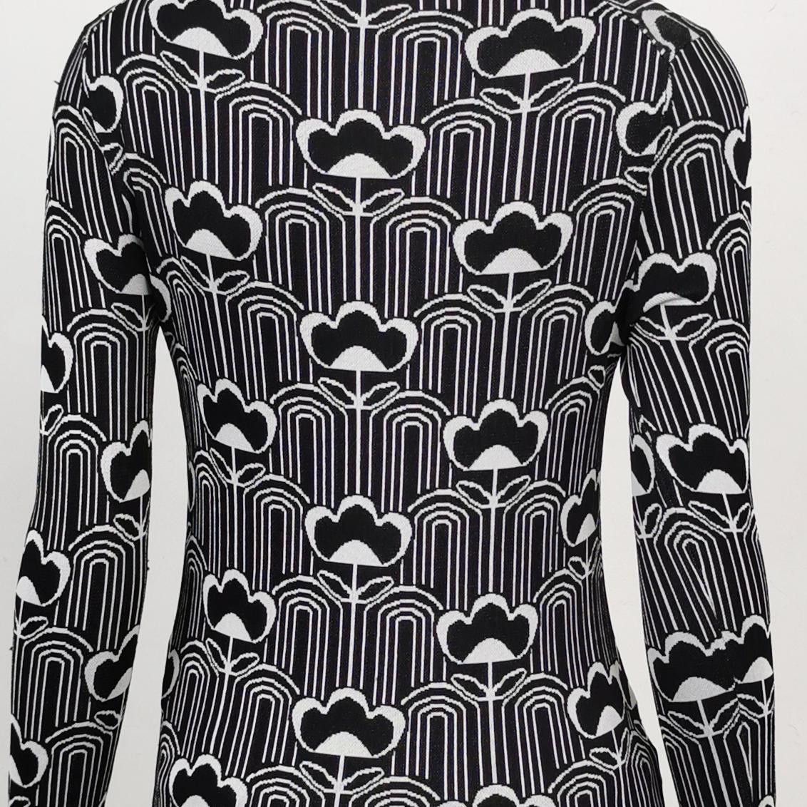 Prada Prada Patterned Turtleneck Sweater IT 38 Size XS / US 0-2 / IT 36-38 - 3 Thumbnail