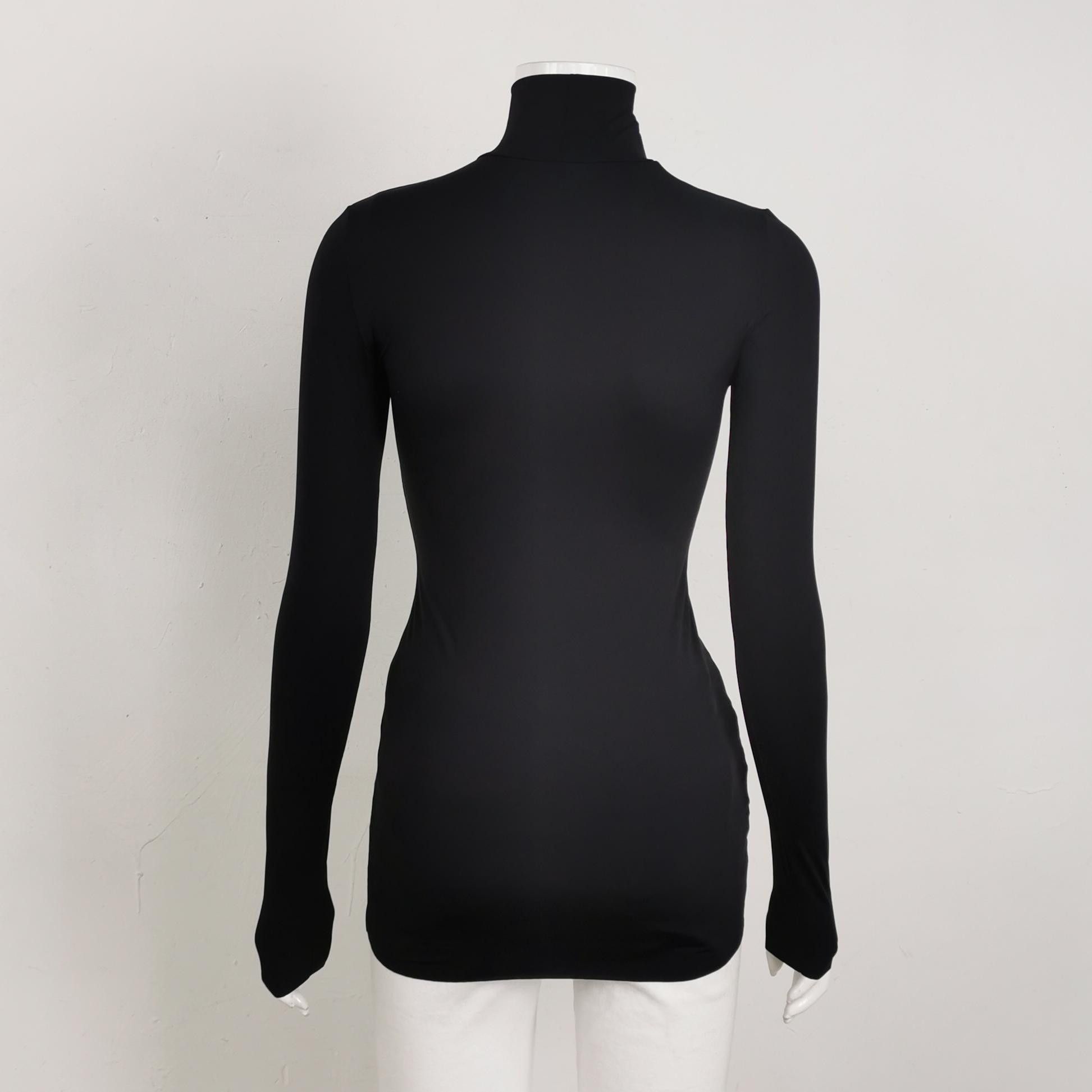 Prada Prada Black Turtleneck Long Sleeve Top Size 36 Size XS / US 0-2 / IT 36-38 - 2 Thumbnail