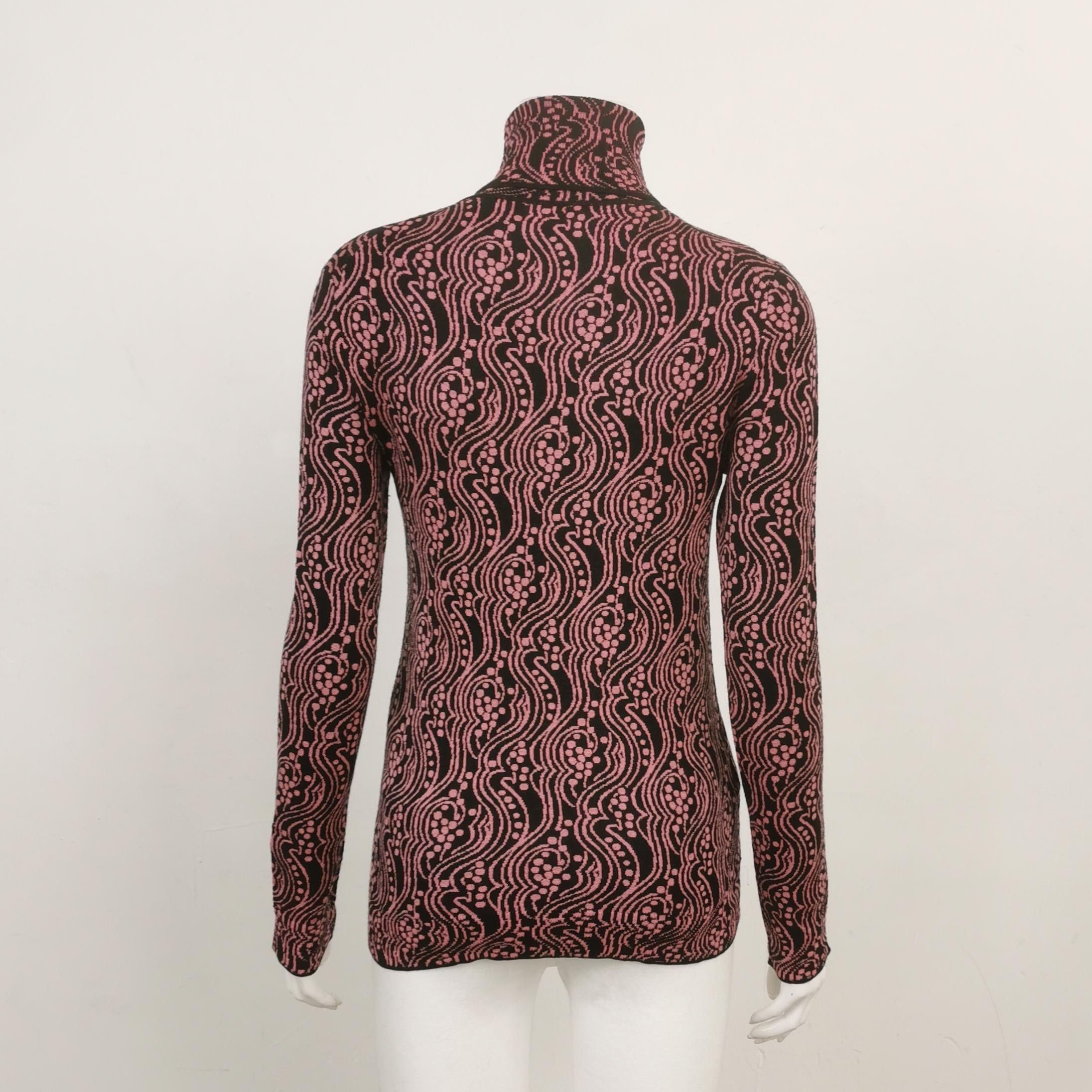 Prada Prada Jacquard High-neck Sweater Size 38 Size XS / US 0-2 / IT 36-38 - 2 Thumbnail