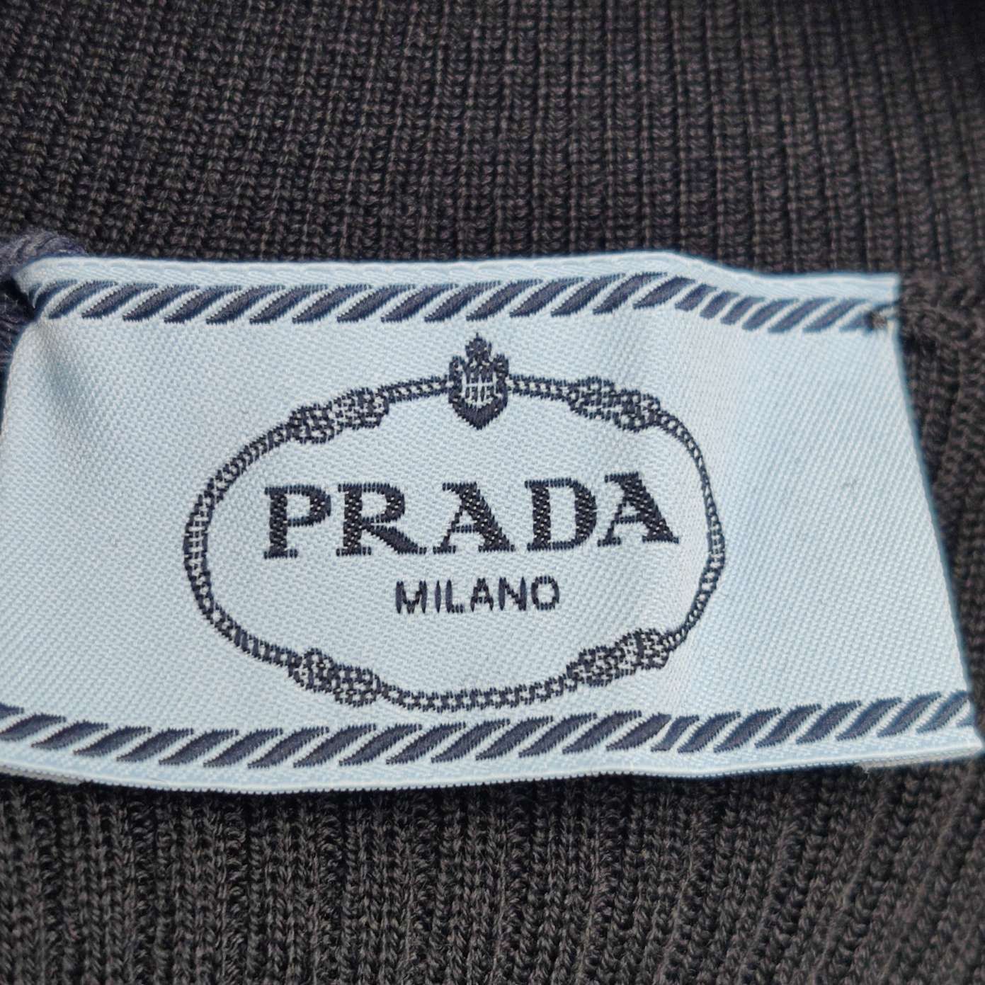 Prada Prada Black Ribbed Turtleneck Sweater Size 36 Size XS / US 0-2 / IT 36-38 - 4 Thumbnail