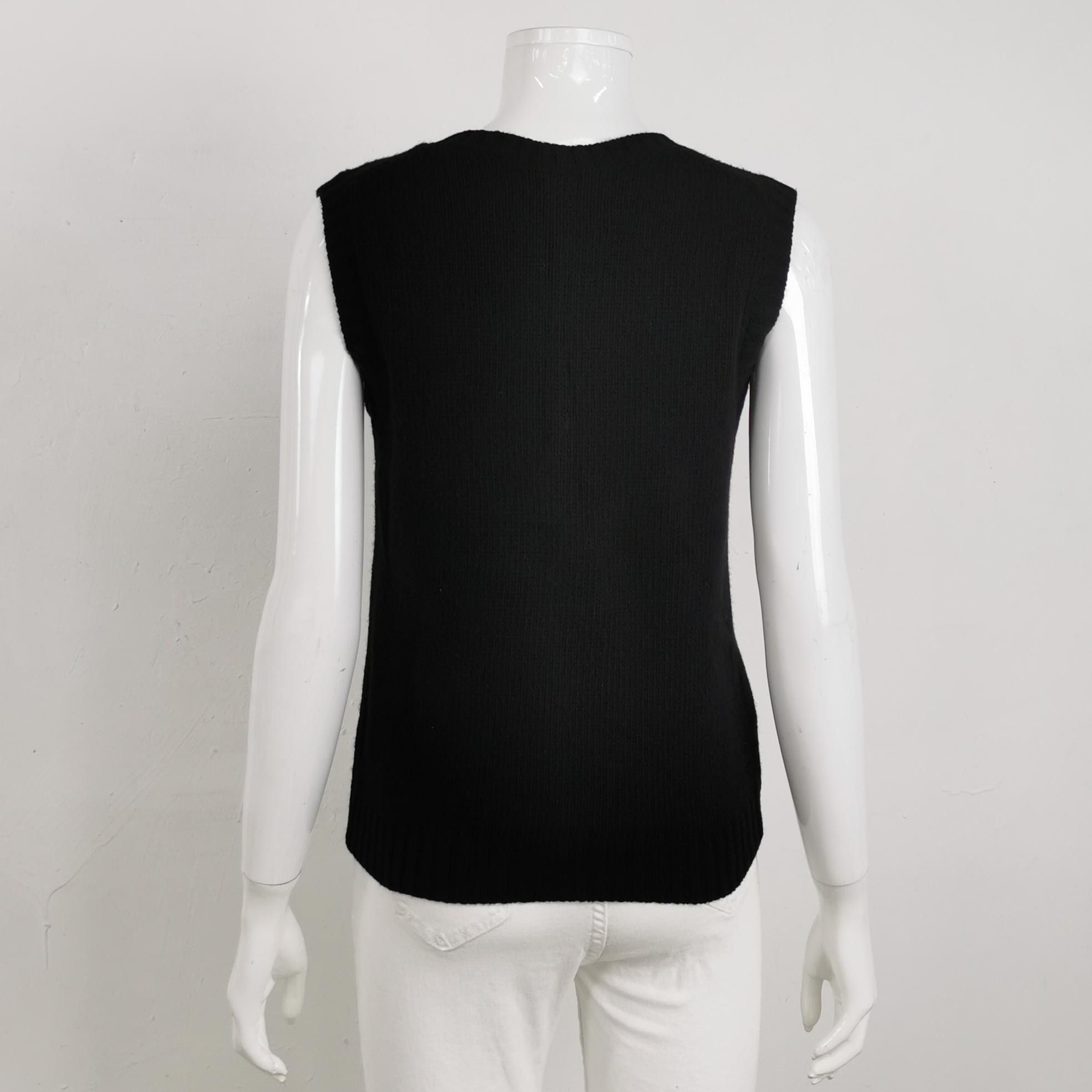 Prada Prada Virgin Wool Cashmere Knit Tank Top Size IT 40 Size S / US 4 / IT 40 - 2 Thumbnail