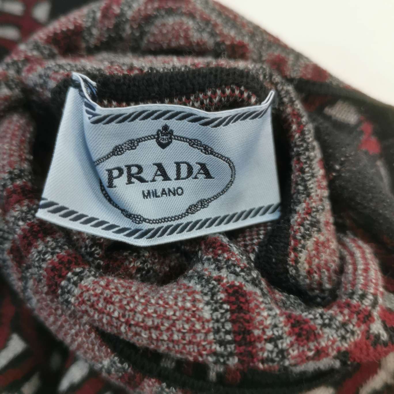 Prada Prada Geometric Pattern Turtleneck Size IT 36 Size XS / US 0-2 / IT 36-38 - 4 Thumbnail