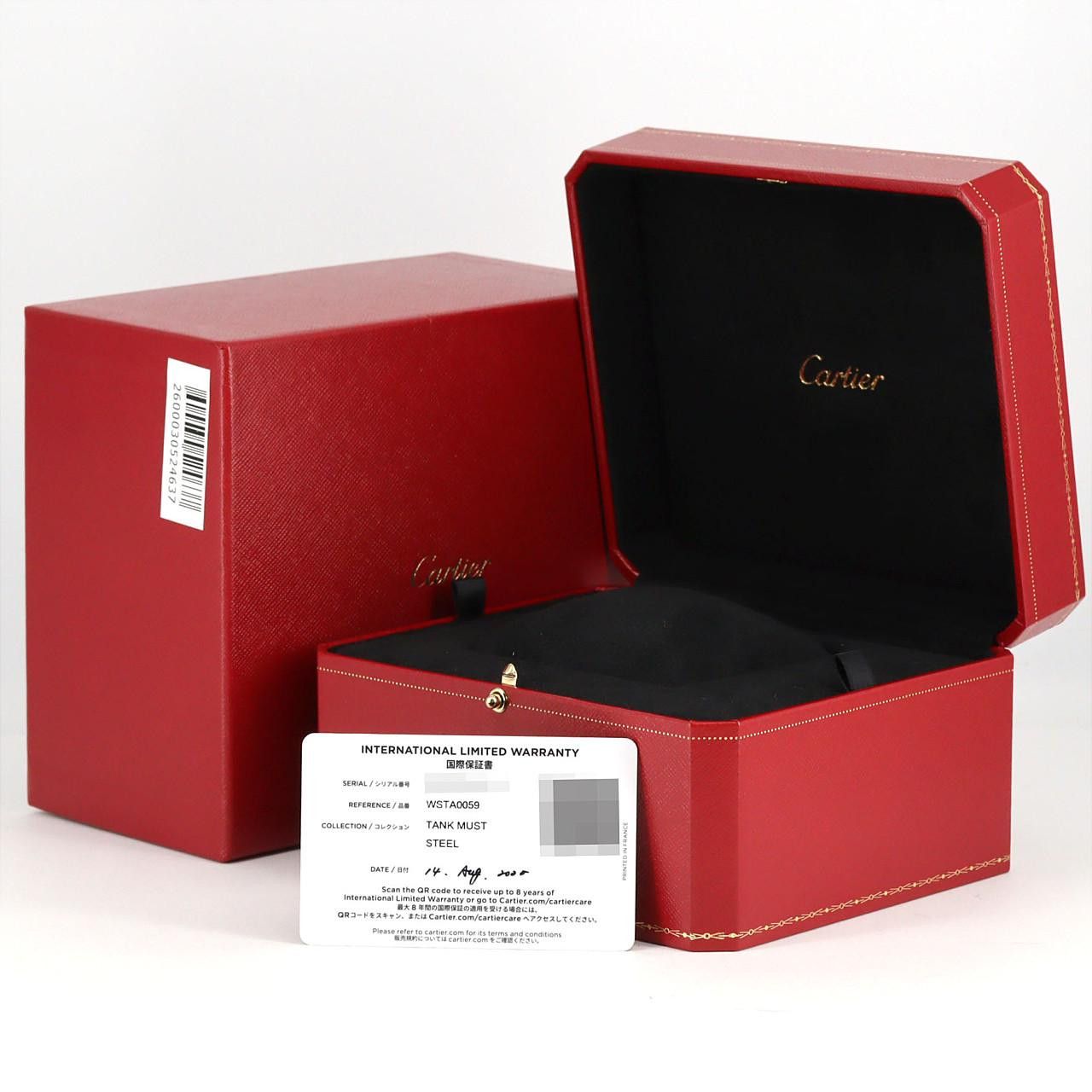 Cartier Cartier Cartier Tank Must LM Stainless Steel Watch Metal Quartz WSTA0059 DUTY FREE for USA Size ONE SIZE - 7 Thumbnail