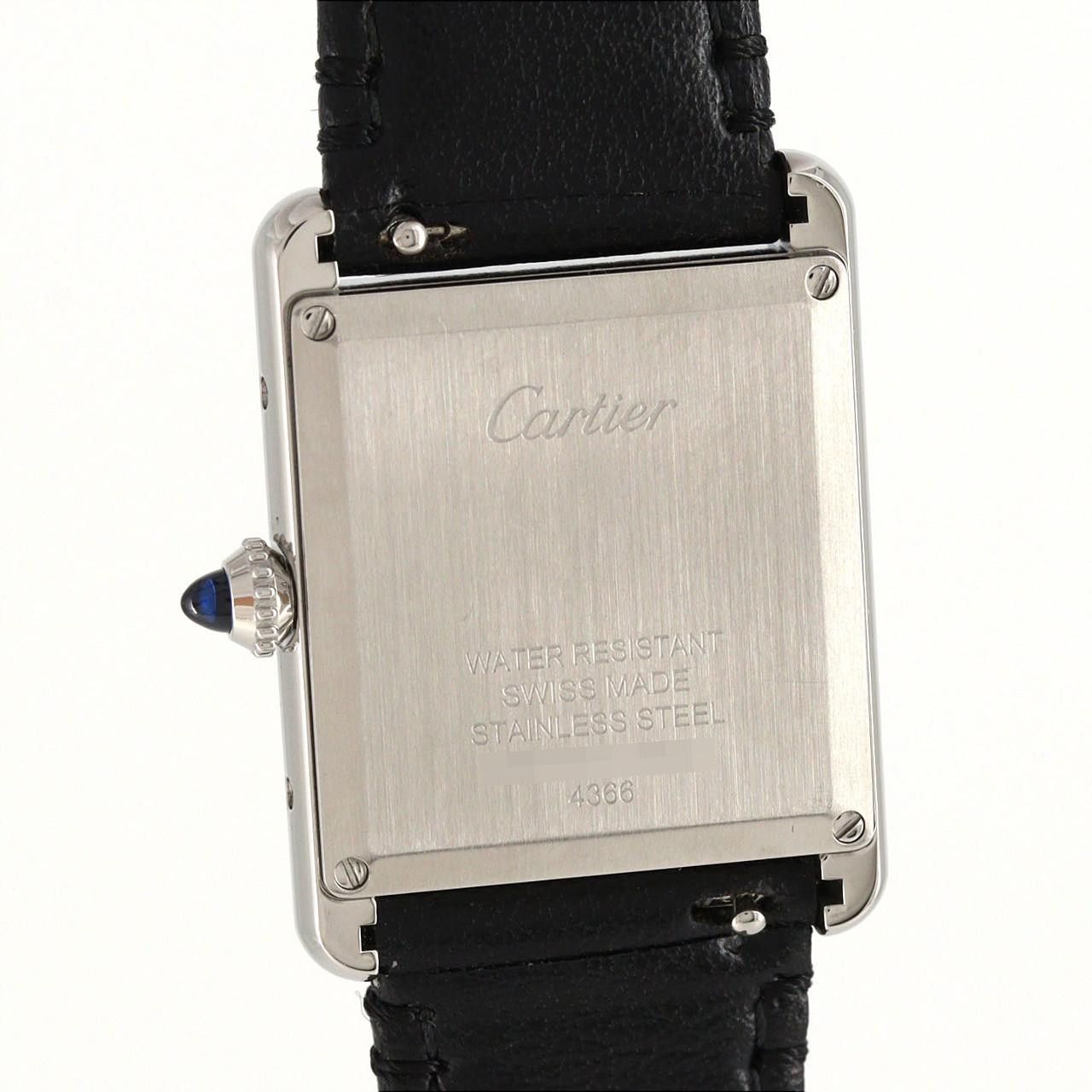 Cartier Cartier Cartier Tank Must LM Stainless Steel Watch Metal Quartz WSTA0059 DUTY FREE for USA Size ONE SIZE - 4 Thumbnail