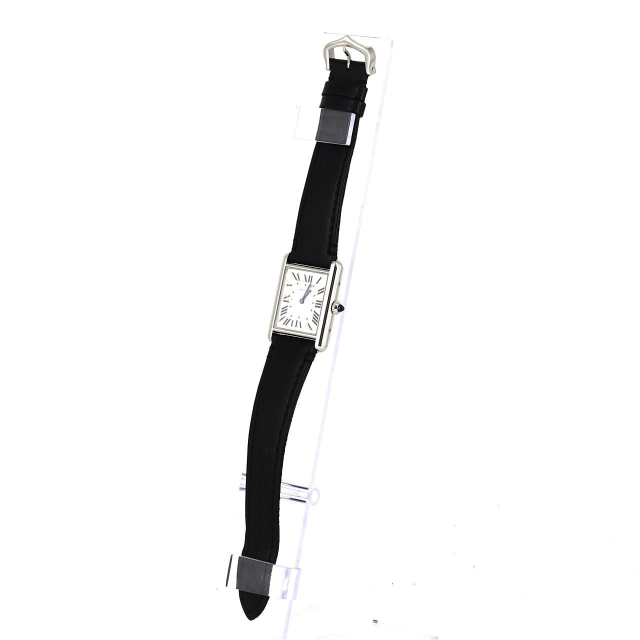 Cartier Cartier Cartier Tank Must LM Stainless Steel Watch Metal Quartz WSTA0059 DUTY FREE for USA Size ONE SIZE - 2 Thumbnail