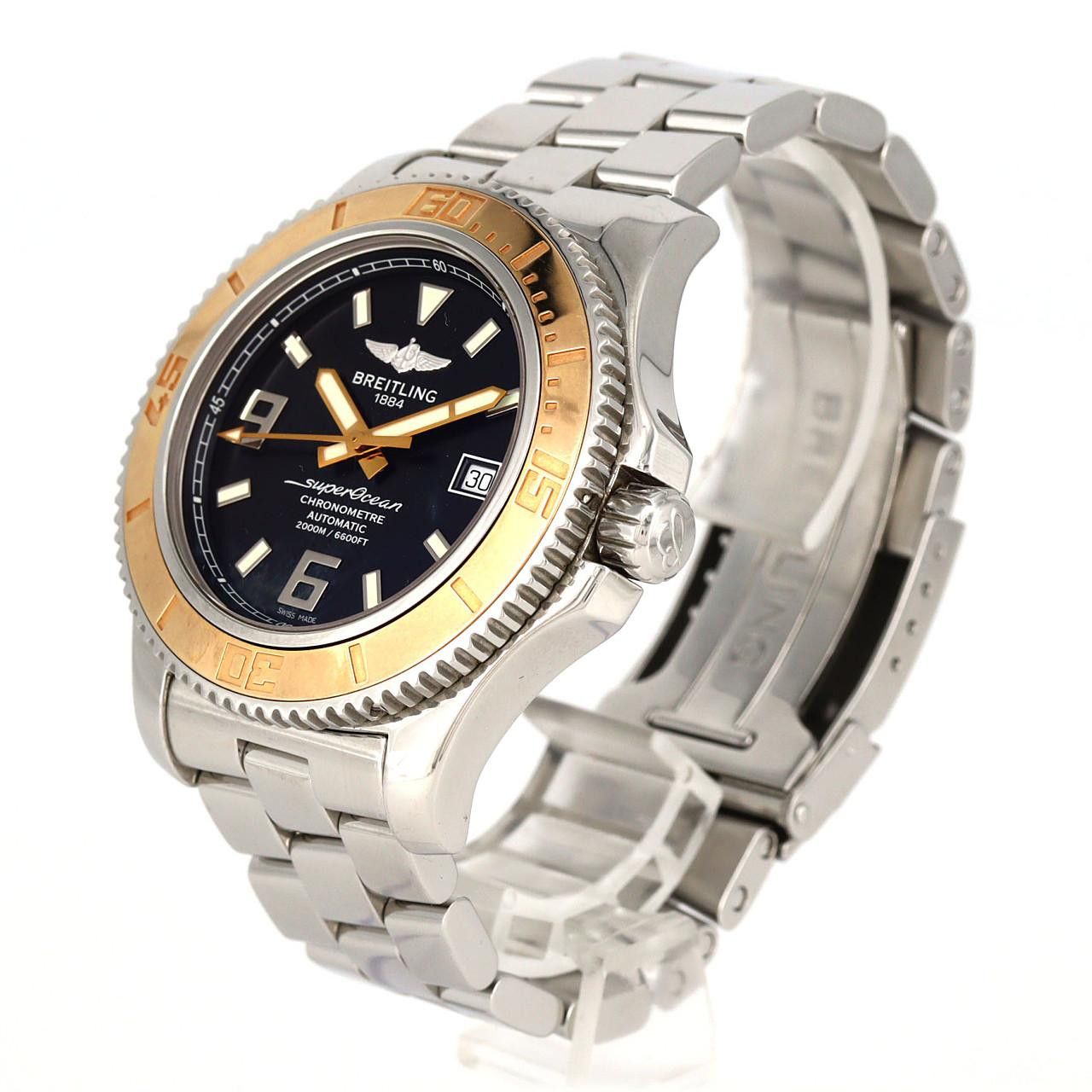 Breitling Breitling Breitling Superocean 44 Stainless Steel Pink Gold Metal Automatic C17391/C189B77PRS DUTY FREE for USA Size ONE SIZE - 2 Thumbnail