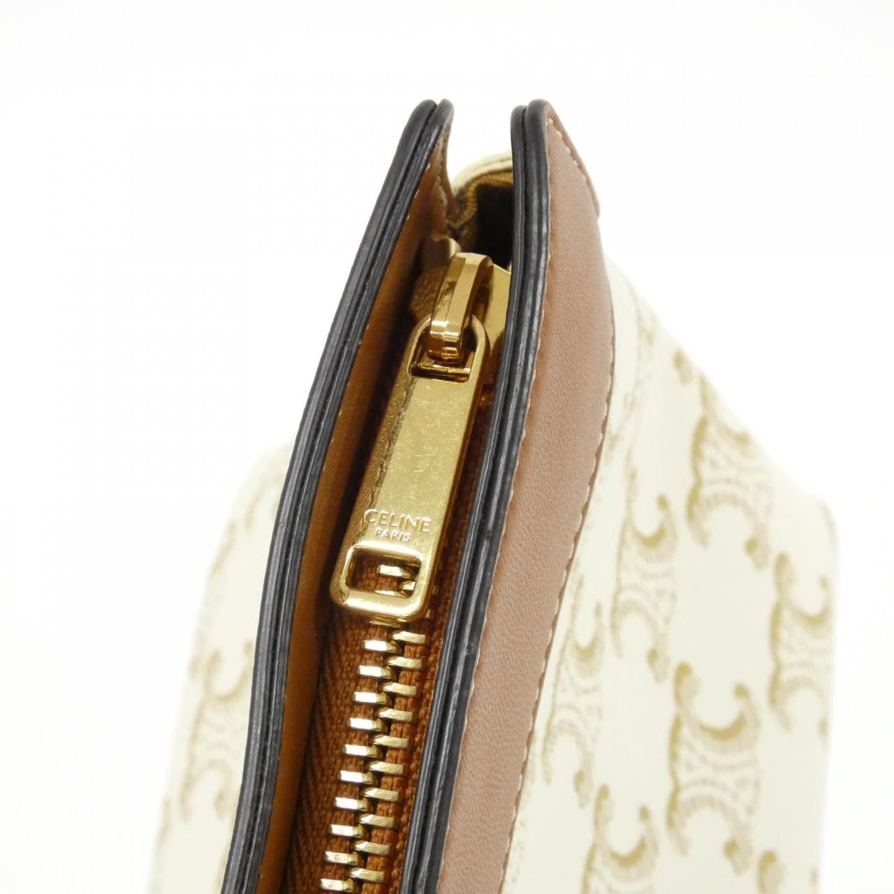 Celine Celine Celine Triomphe Canvas Pouch Textile Other 10C762DJP DUTY FREE for USA Size ONE SIZE - 5 Thumbnail