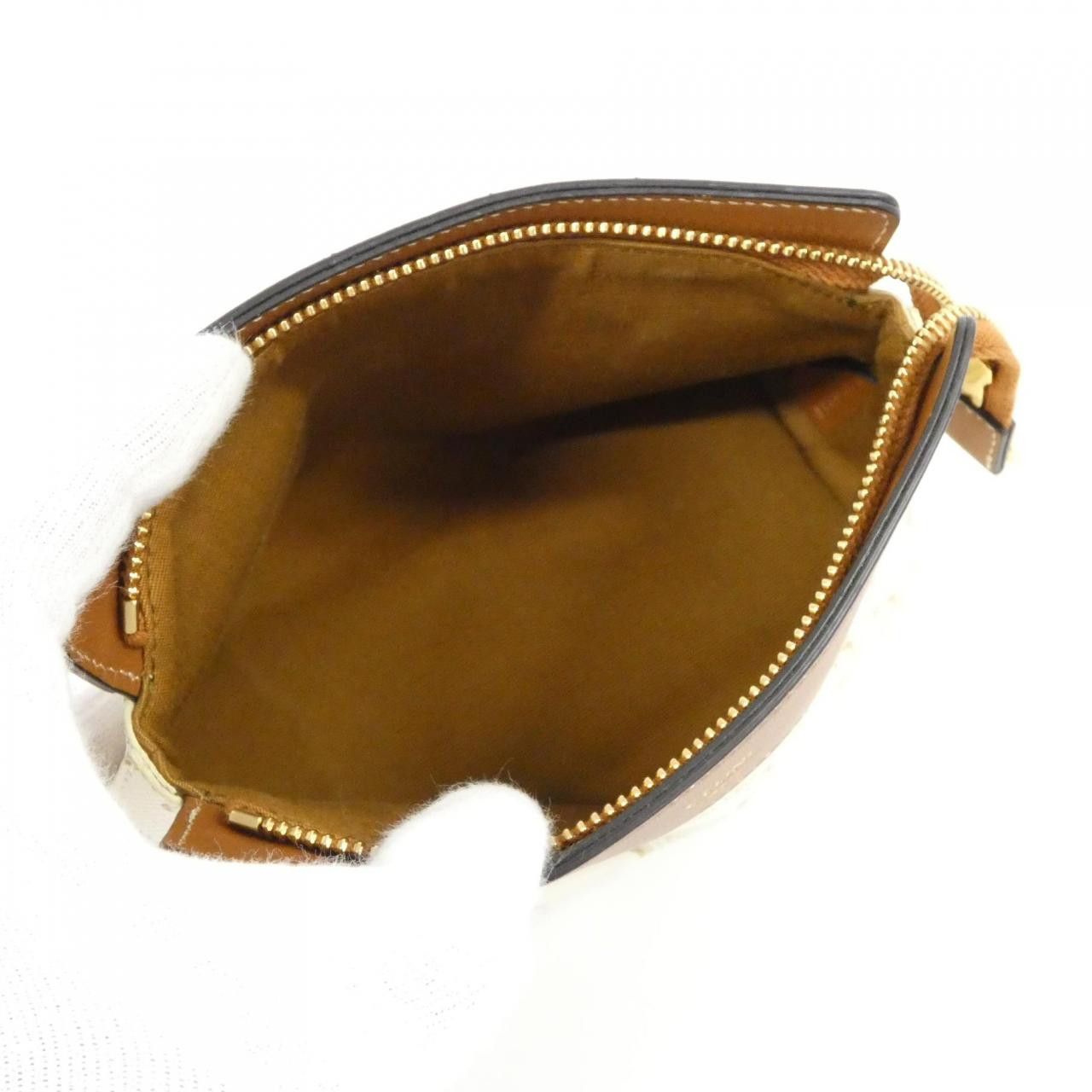 Celine Celine Celine Triomphe Canvas Pouch Textile Other 10C762DJP DUTY FREE for USA Size ONE SIZE - 6 Thumbnail