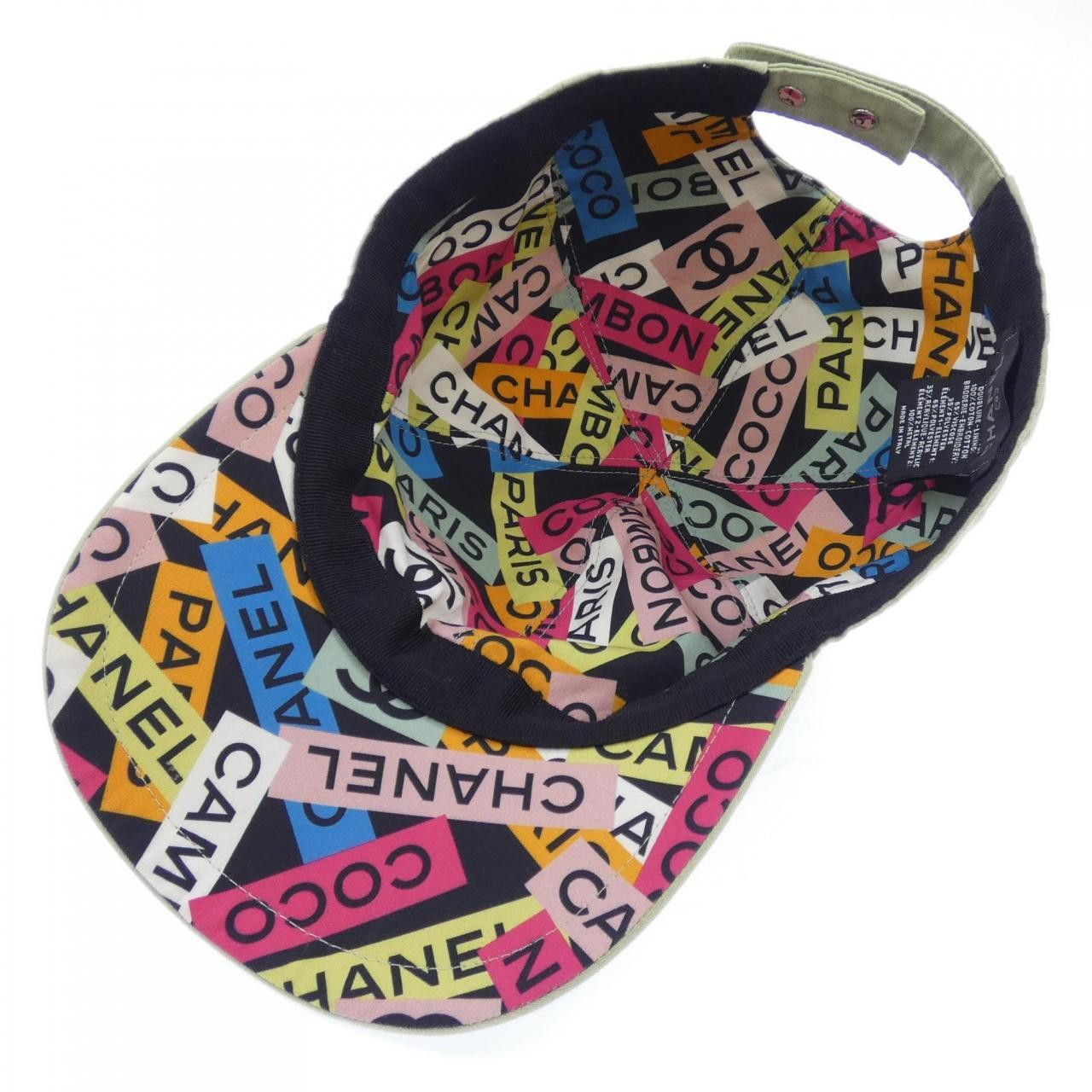 Chanel Chanel Chanel Cotton Cap Textile Hats AA9698B15072 DUTY FREE for USA Size ONE SIZE - 5 Thumbnail