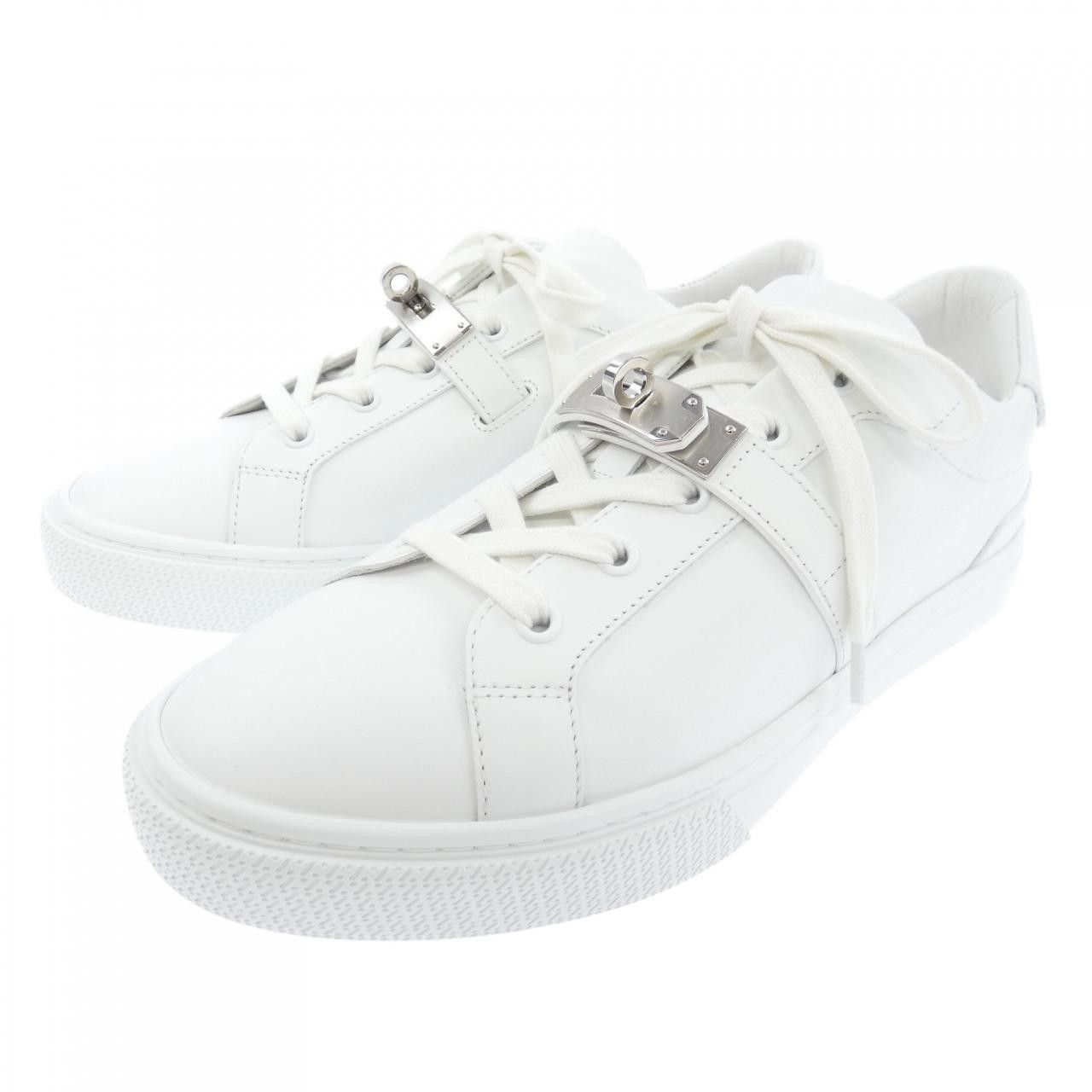 Hermes Hermes Hermes Day Kelly Buckle Calf Sneaker Leather Shoes DUTY FREE for USA Size ONE SIZE - 3 Thumbnail