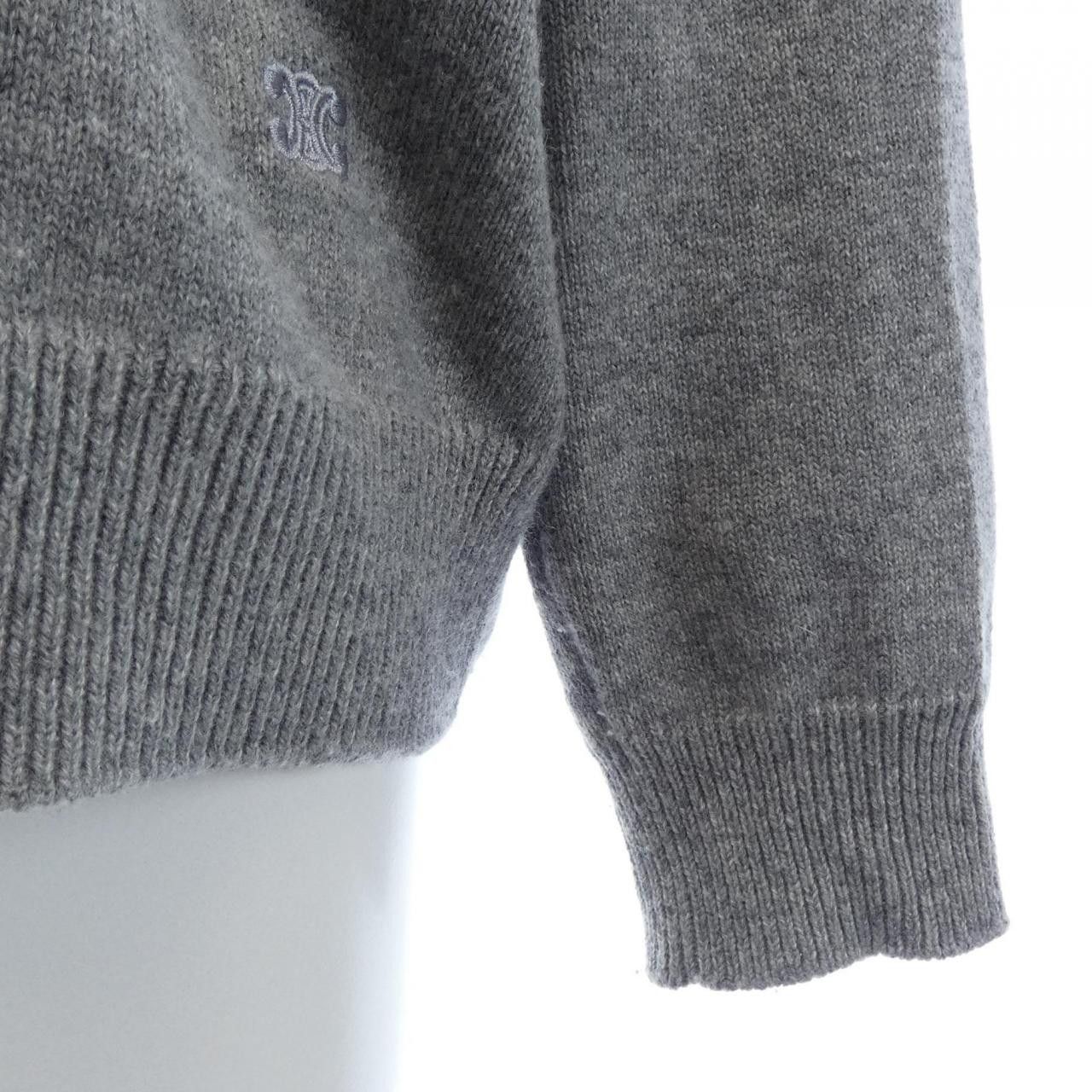 Celine Celine Celine Cashmere Knit Textile Tops 2A11K207O DUTY FREE for USA Size ONE SIZE - 6 Thumbnail