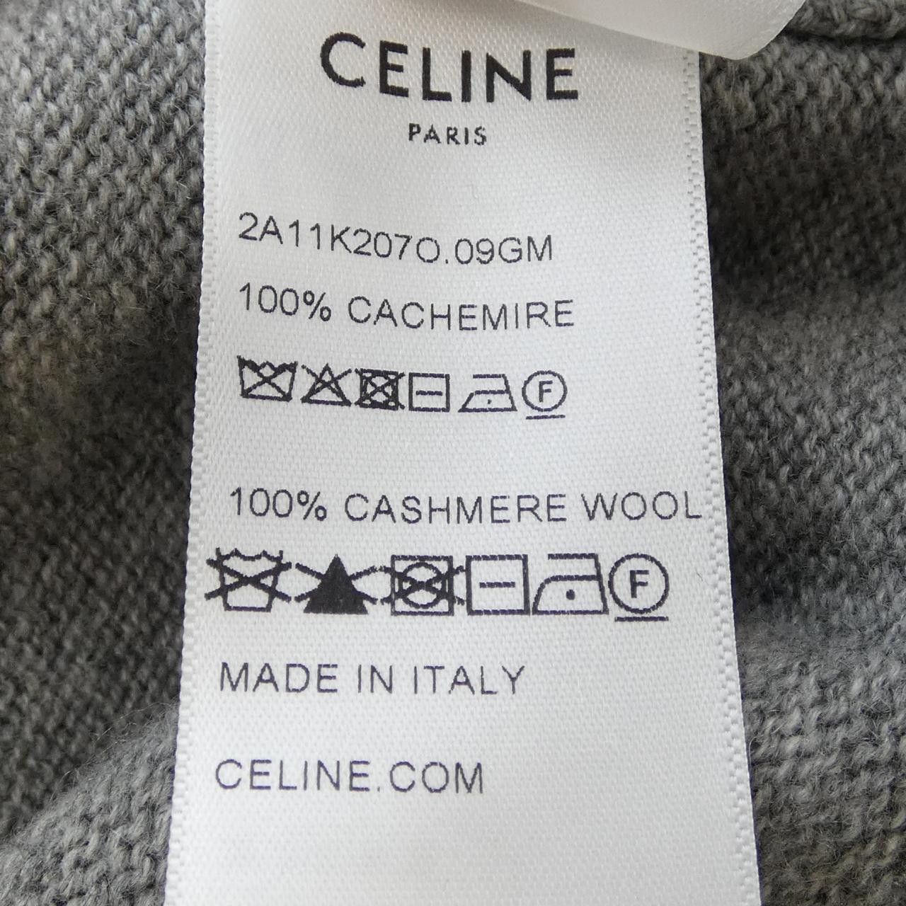 Celine Celine Celine Cashmere Knit Textile Tops 2A11K207O DUTY FREE for USA Size ONE SIZE - 3 Thumbnail