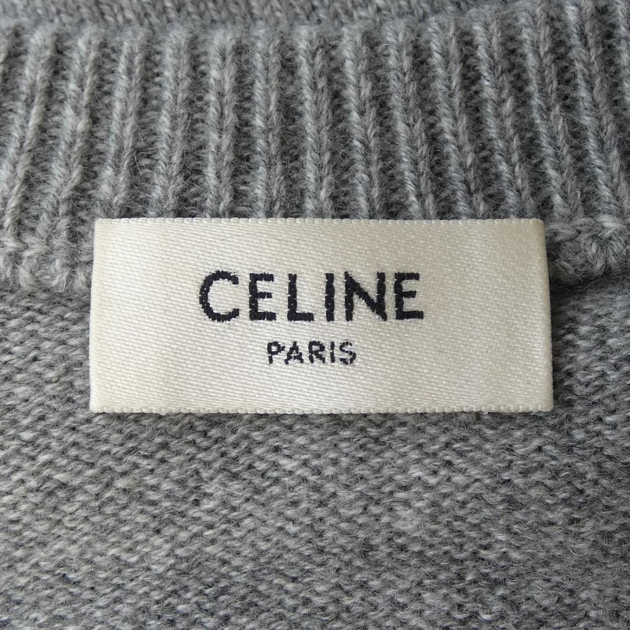 Celine Celine Celine Cashmere Knit Textile Tops 2A11K207O DUTY FREE for USA Size ONE SIZE - 4 Thumbnail