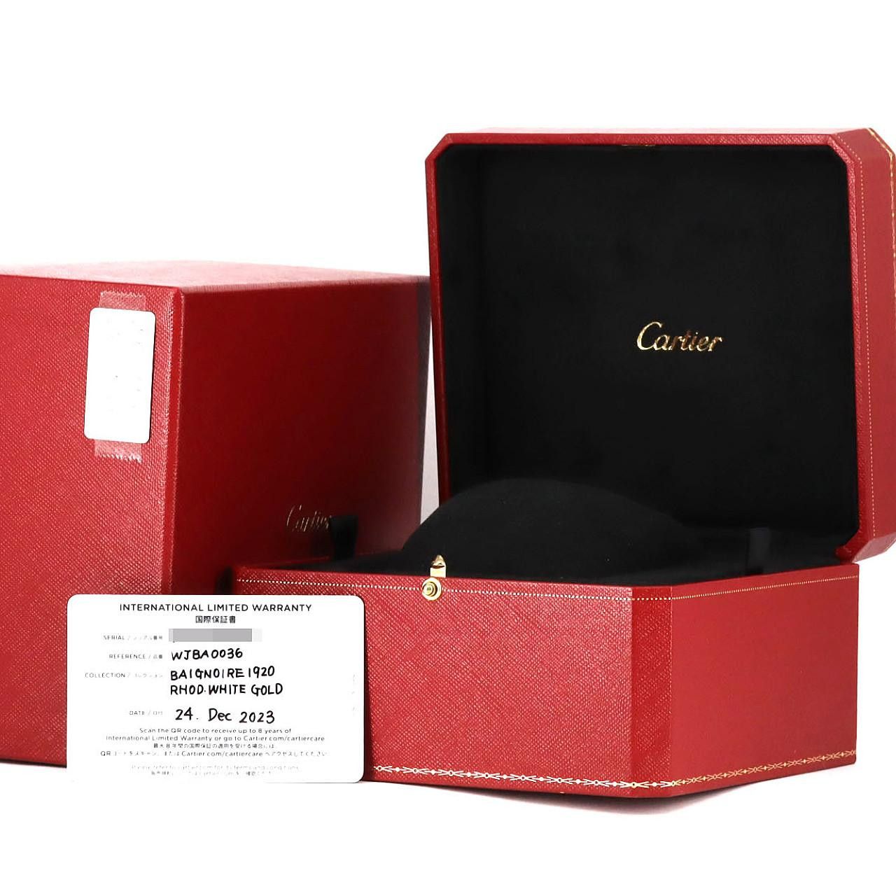 Cartier Cartier Cartier Baignoire Mini White Gold Quartz Precious Metal Quartz WJBA0036 DUTY FREE for USA Size ONE SIZE - 8 Thumbnail