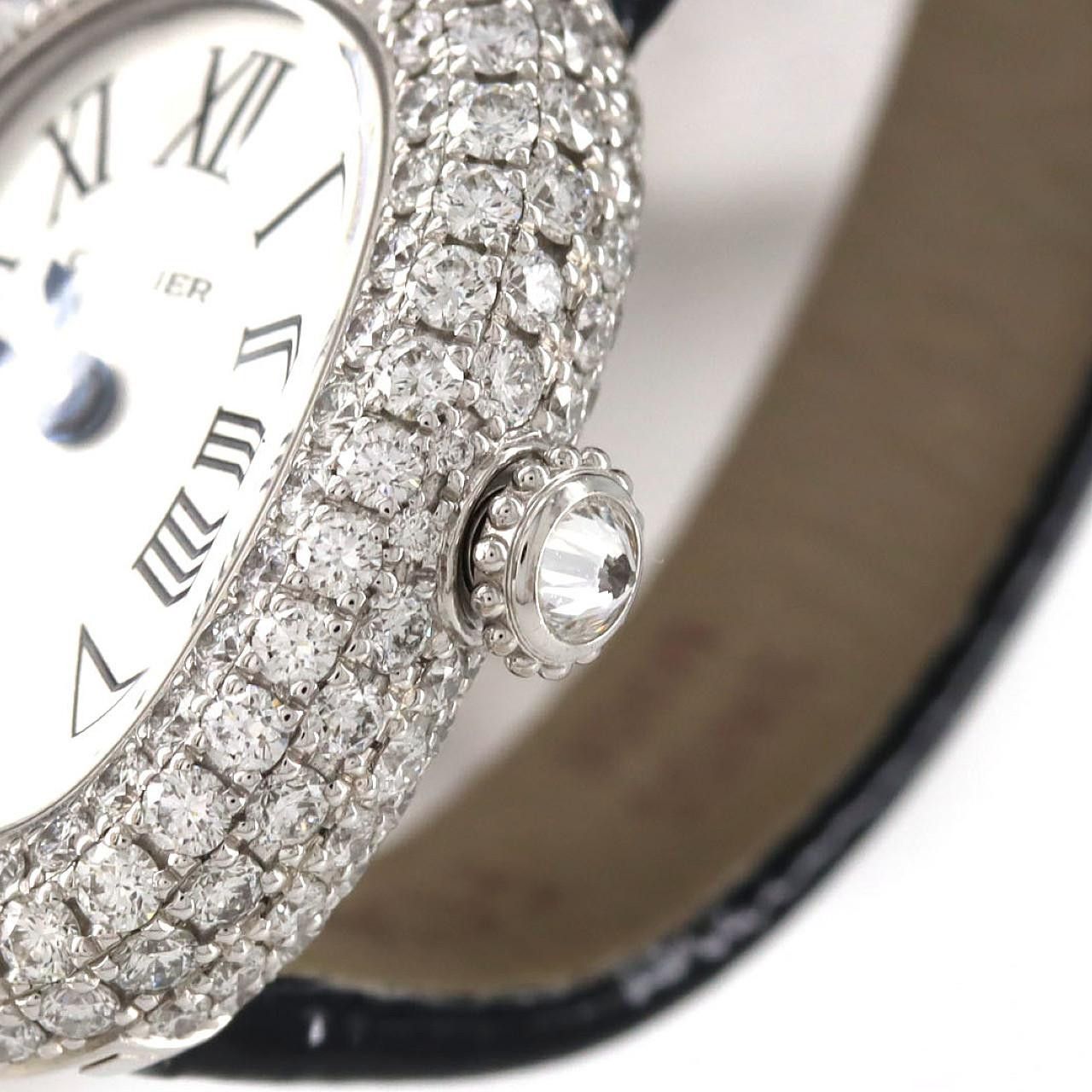 Cartier Cartier Cartier Baignoire Mini White Gold Quartz Precious Metal Quartz WJBA0036 DUTY FREE for USA Size ONE SIZE - 3 Thumbnail