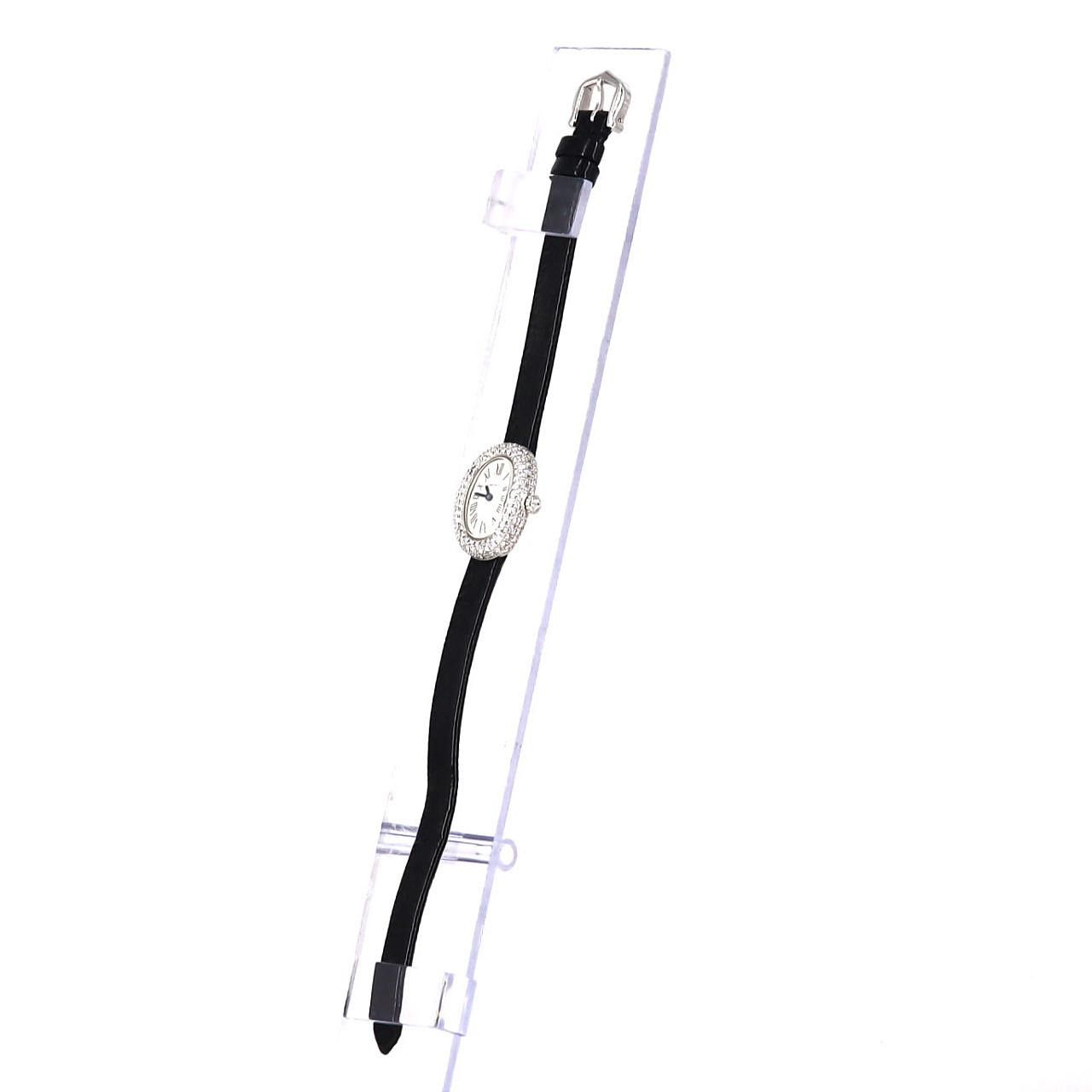 Cartier Cartier Cartier Baignoire Mini White Gold Quartz Precious Metal Quartz WJBA0036 DUTY FREE for USA Size ONE SIZE - 2 Thumbnail