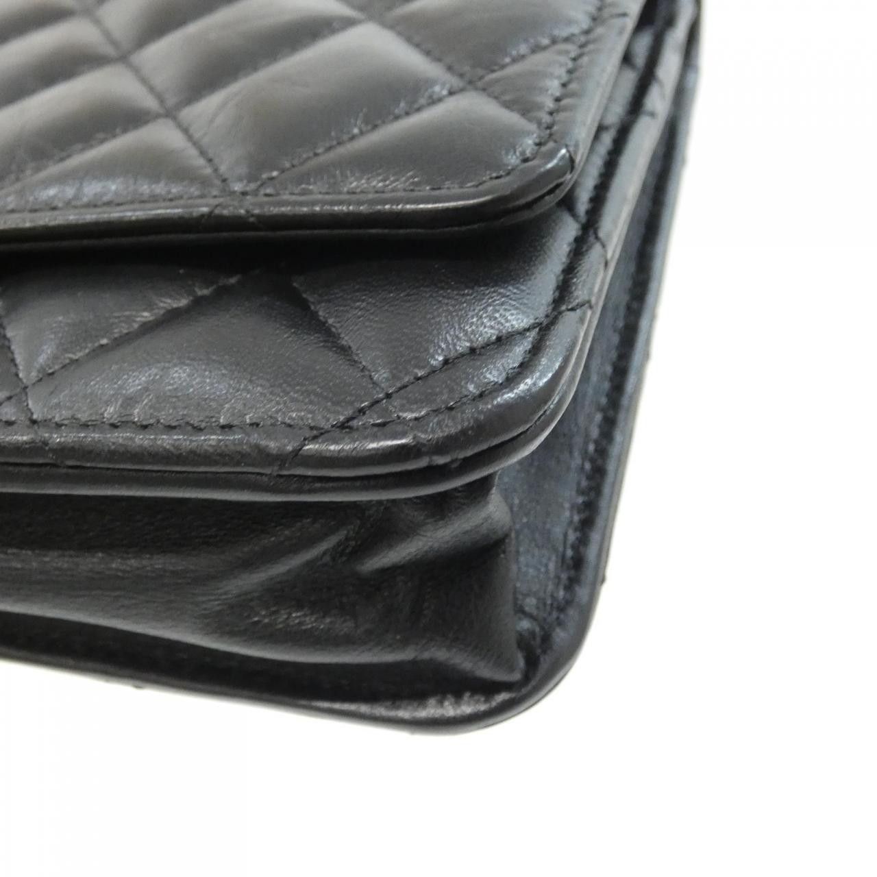 Chanel Chanel Chanel Lambskin Chain Wallet Leather Long Wallet 70328 DUTY FREE for USA Size ONE SIZE - 3 Thumbnail