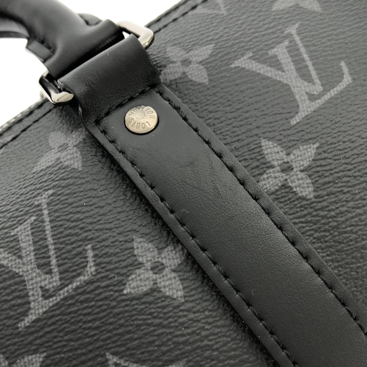 Louis Vuitton Louis Vuitton Louis Vuitton Keepall Bandouliere Monogram Eclipse Reverse Boston Bag Textile Travel Bag M46271 DUTY FREE for USA Size ONE SIZE - 5 Thumbnail