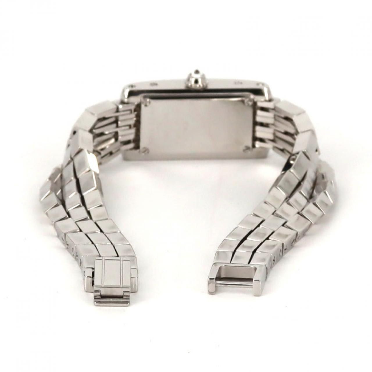 Cartier Cartier Cartier Tank Allongee Raniere White Gold Precious Metal Quartz WJ2001W3 DUTY FREE for USA Size ONE SIZE - 6 Thumbnail