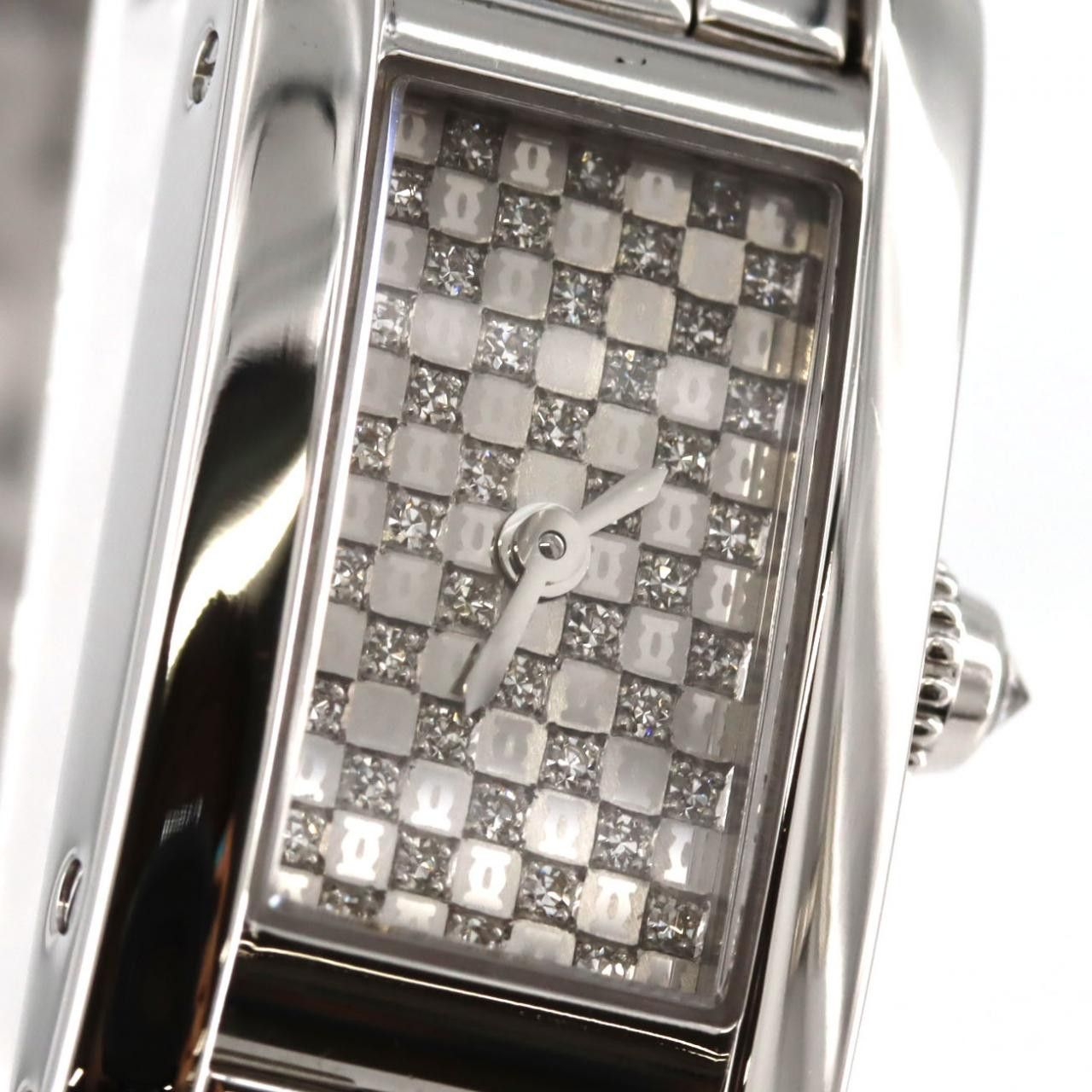 Cartier Cartier Cartier Tank Allongee Raniere White Gold Precious Metal Quartz WJ2001W3 DUTY FREE for USA Size ONE SIZE - 4 Thumbnail