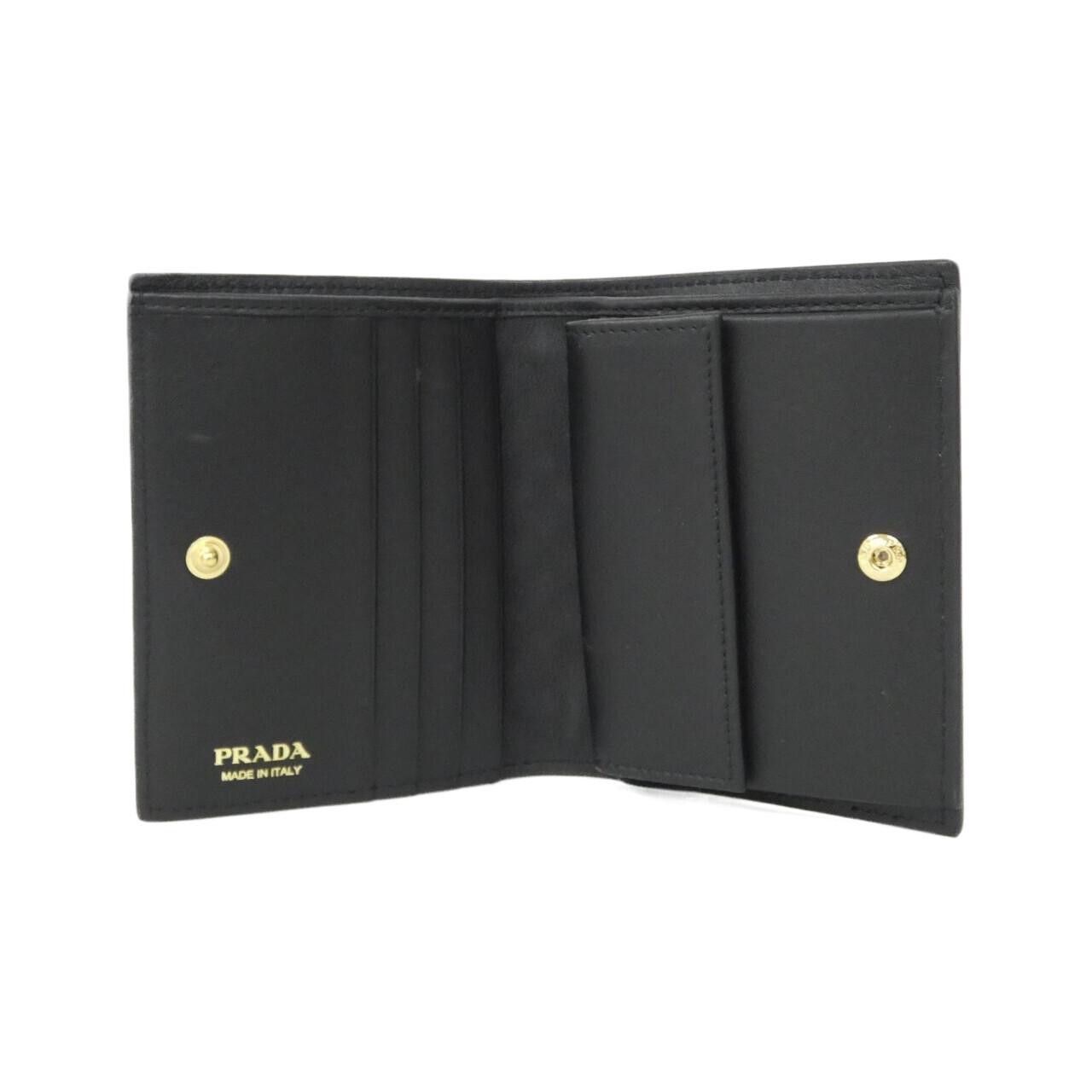 Prada Prada Prada SOFT GRAIN BORC bifold wallet Leather Short Wallet 1MV204 DUTY FREE for USA Size ONE SIZE - 4 Thumbnail