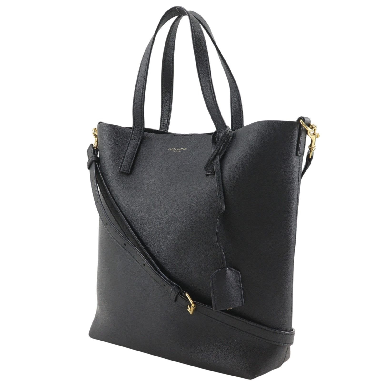 Yves Saint Laurent Yves Saint Laurent Saint Laurent Toy Shopping Tote Calf Handbag Leather Tote Bag 600307 DUTY FREE for USA Size ONE SIZE - 2 Thumbnail