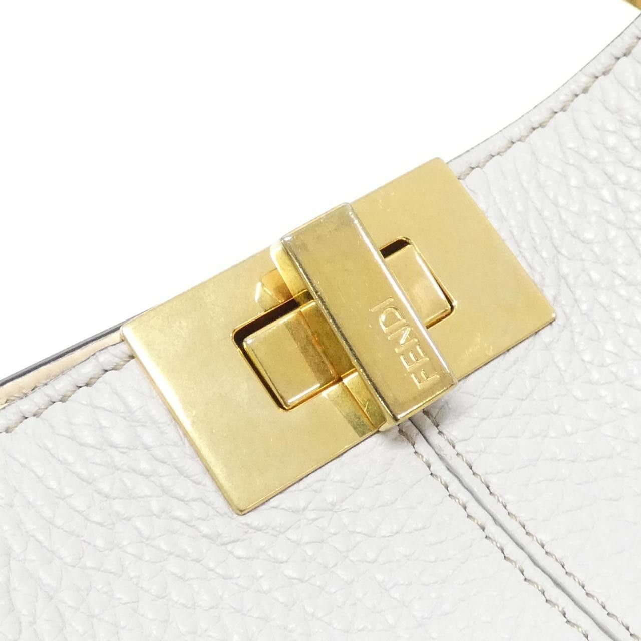 Fendi Fendi Fendi Selleria Peekaboo X-Lite Calf Leather Bag Leather Handbag 8BN310SMT DUTY FREE for USA Size ONE SIZE - 6 Thumbnail
