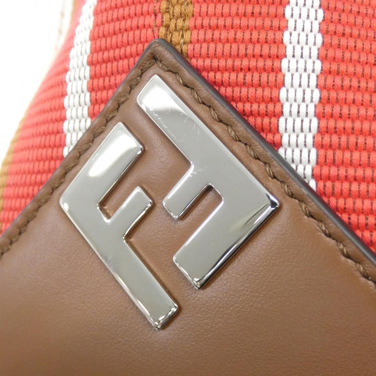 Fendi Fendi Fendi Canvas Calf Bag Leather Tote Bag 7VA657AUGU DUTY FREE for USA Size ONE SIZE - 4 Thumbnail