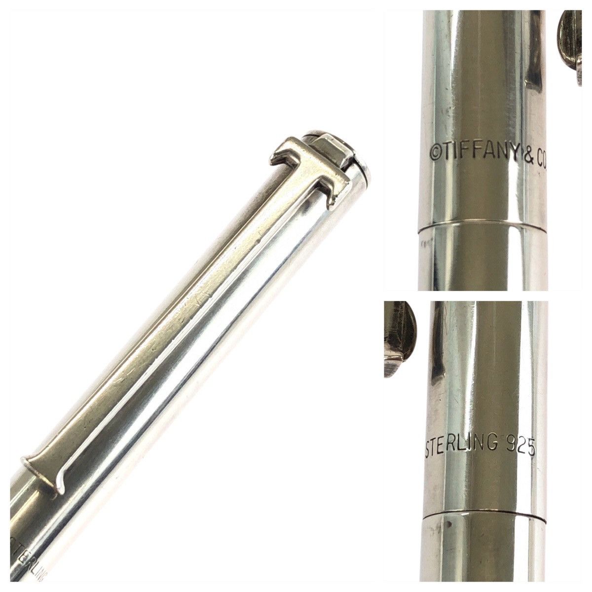 Tiffany & Co. Tiffany & Co. TIFFANY&Co. T Clip Sterling Silver Ballpoint Pen Precious Metal Pen DUTY FREE for USA Size ONE SIZE - 4 Thumbnail
